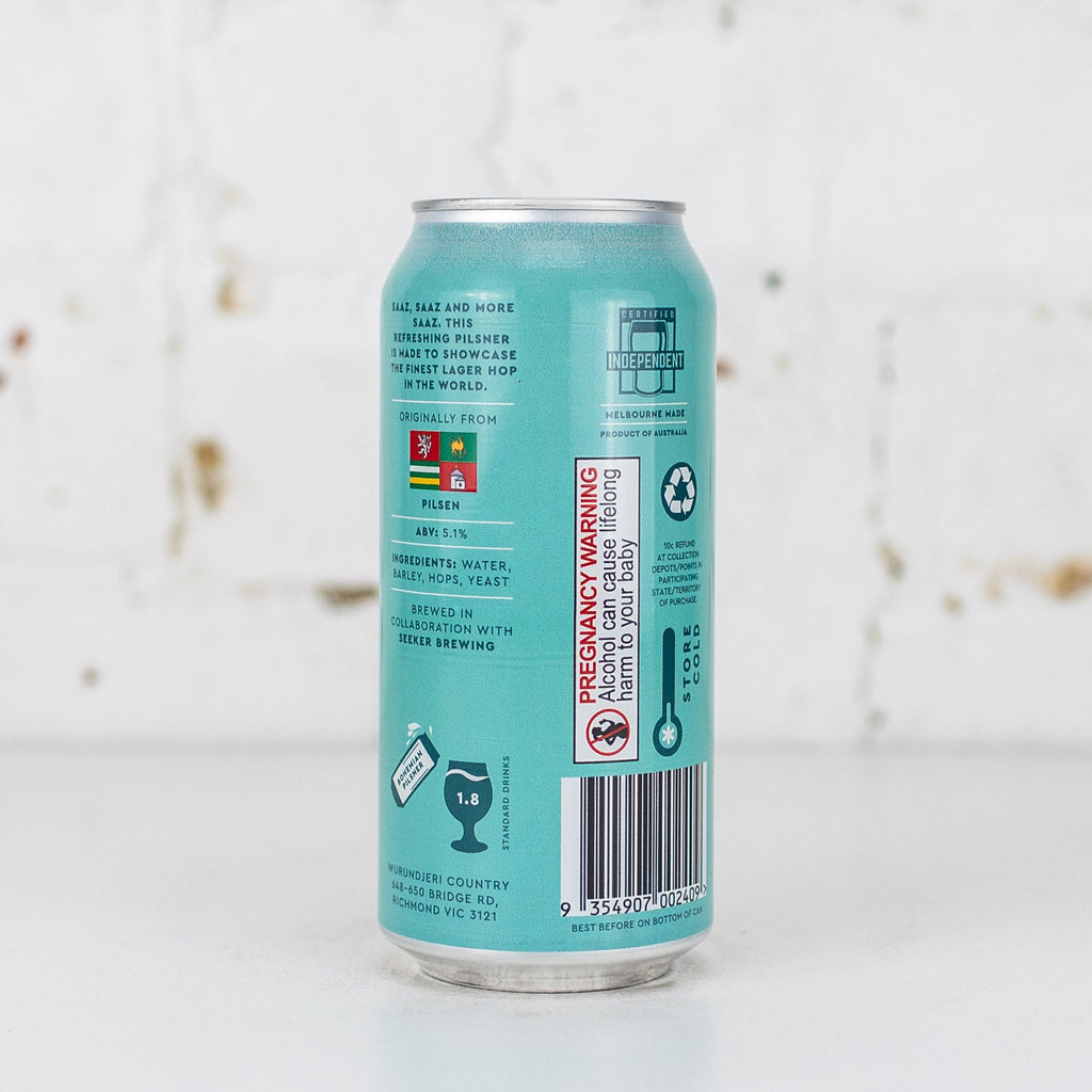 Burnley x Seeker Bohemian Pilsner