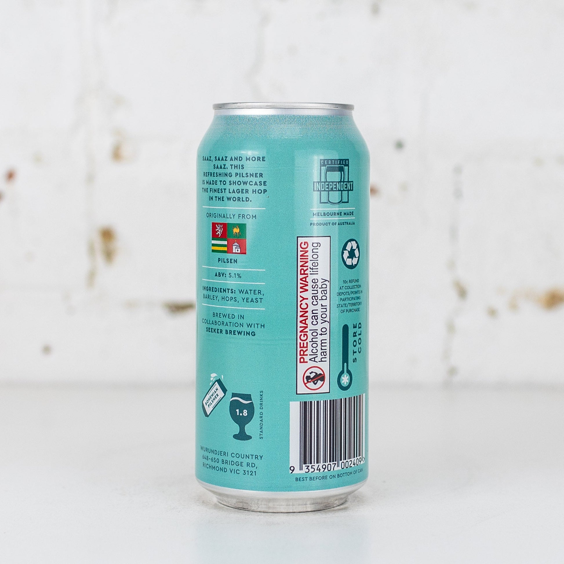 Burnley x Seeker Bohemian Pilsner