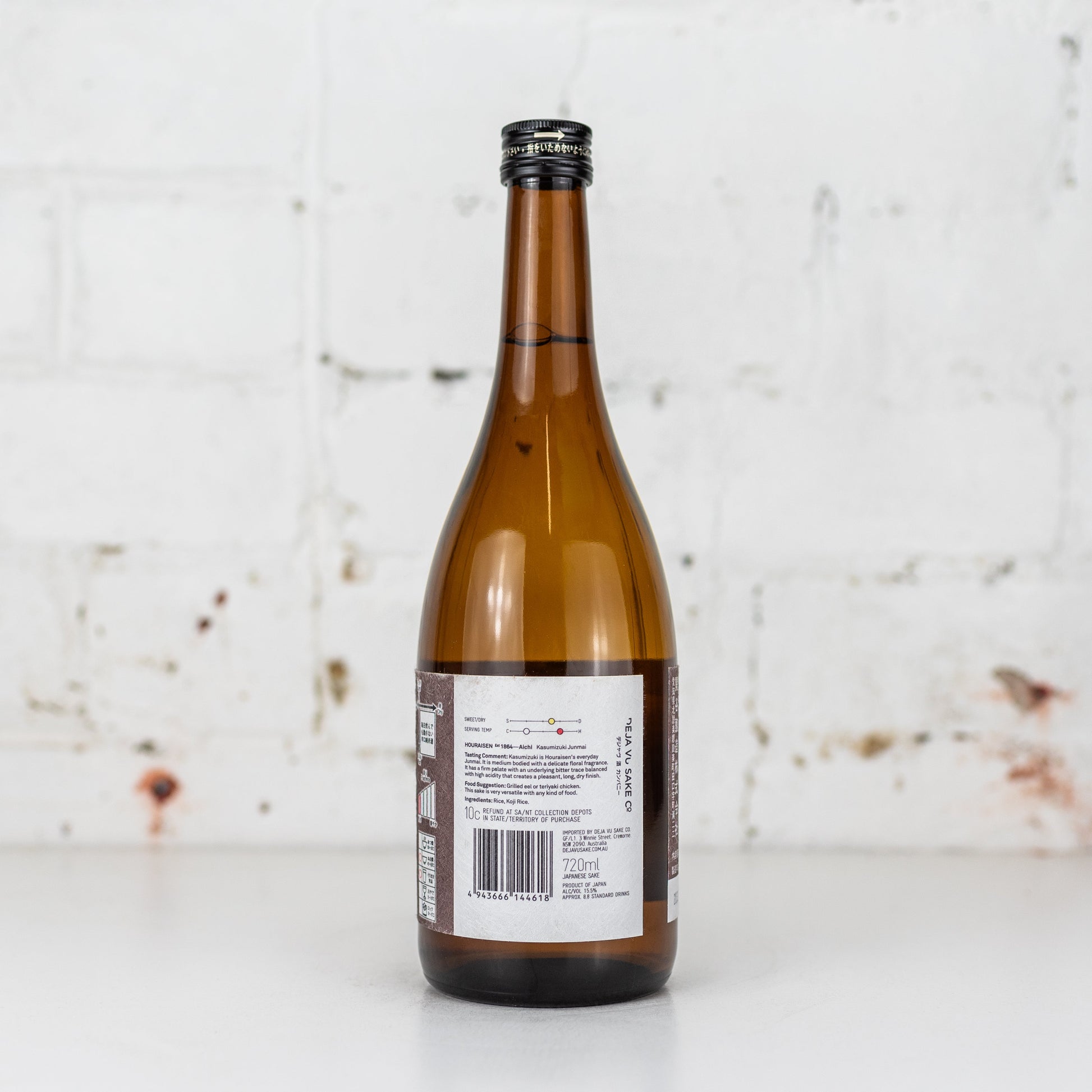 Houraisen - Kasumizuki Junmai Deja Vu Sake 720ml