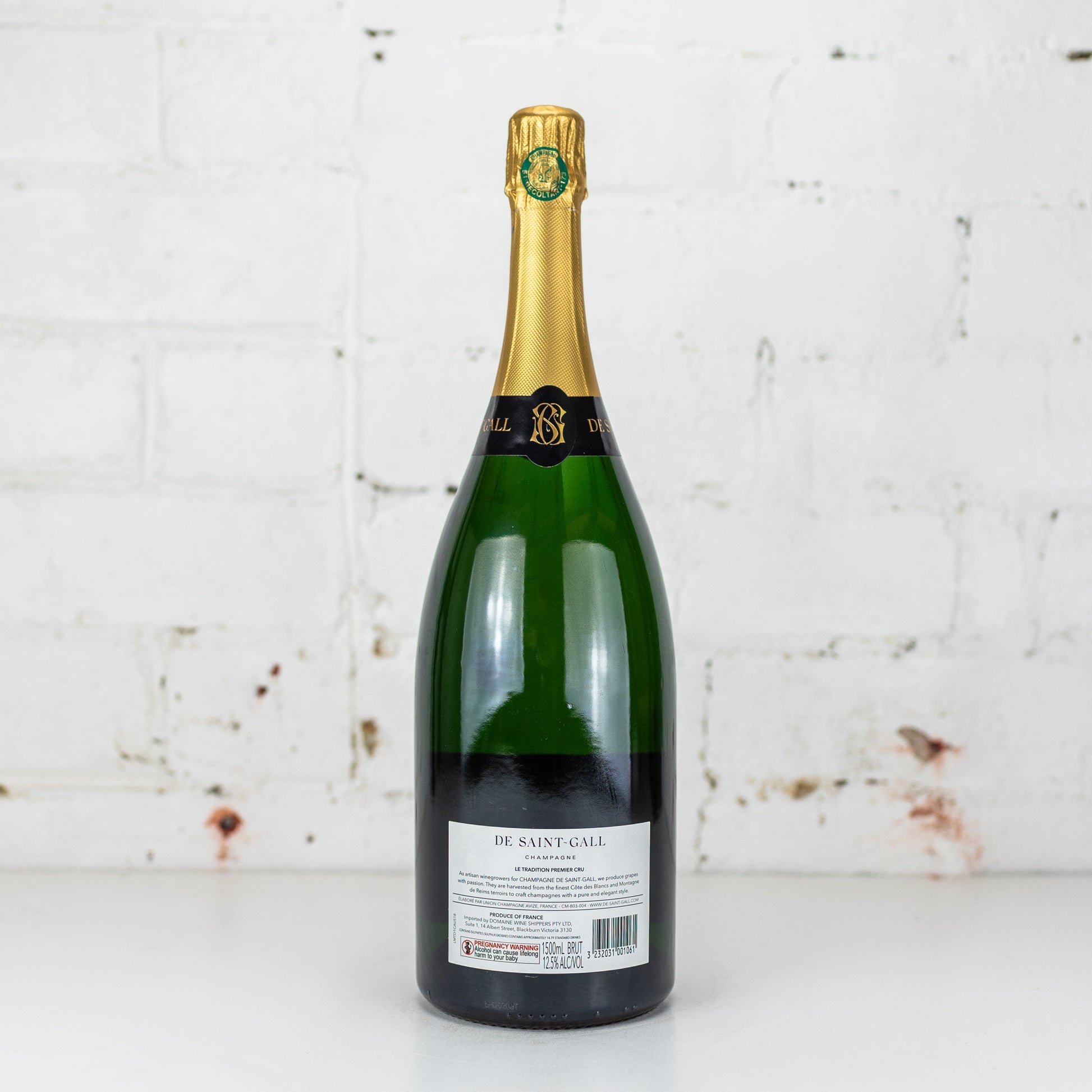 De Saint Gall - Le Tradition Champage Premier Cru NV  1.5L