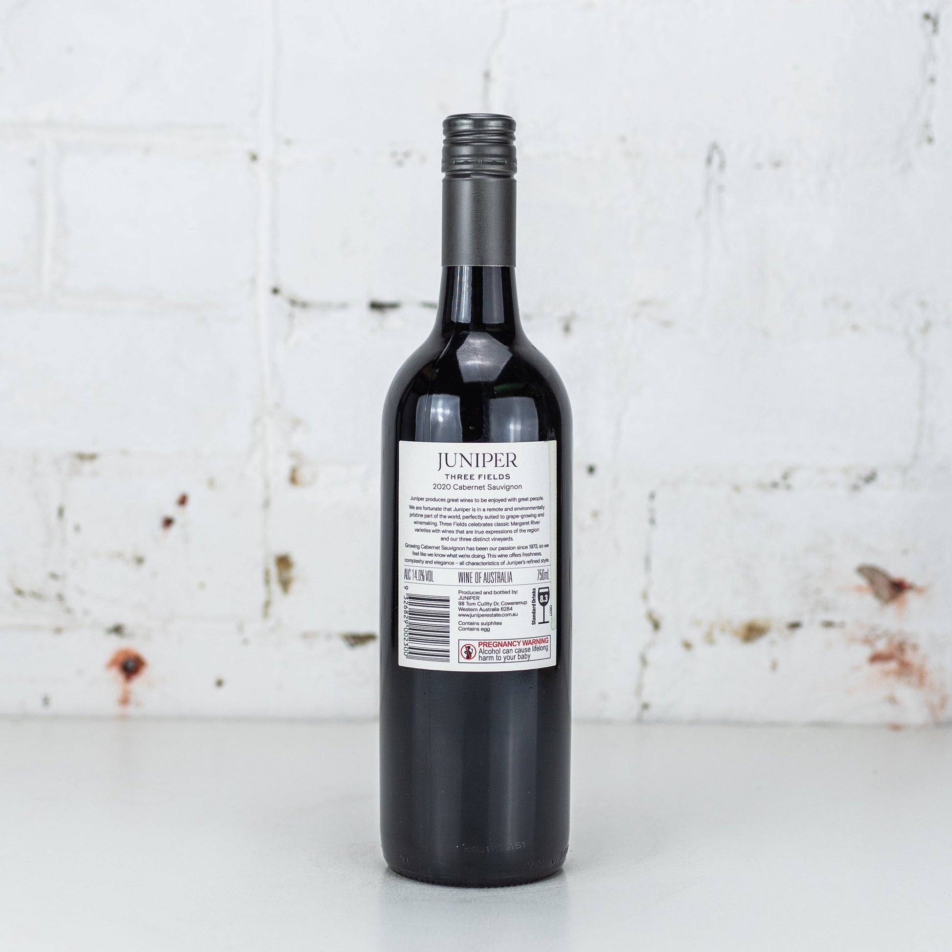 Juniper - Three Fields Cabernet Sauvignon 2020 750ml