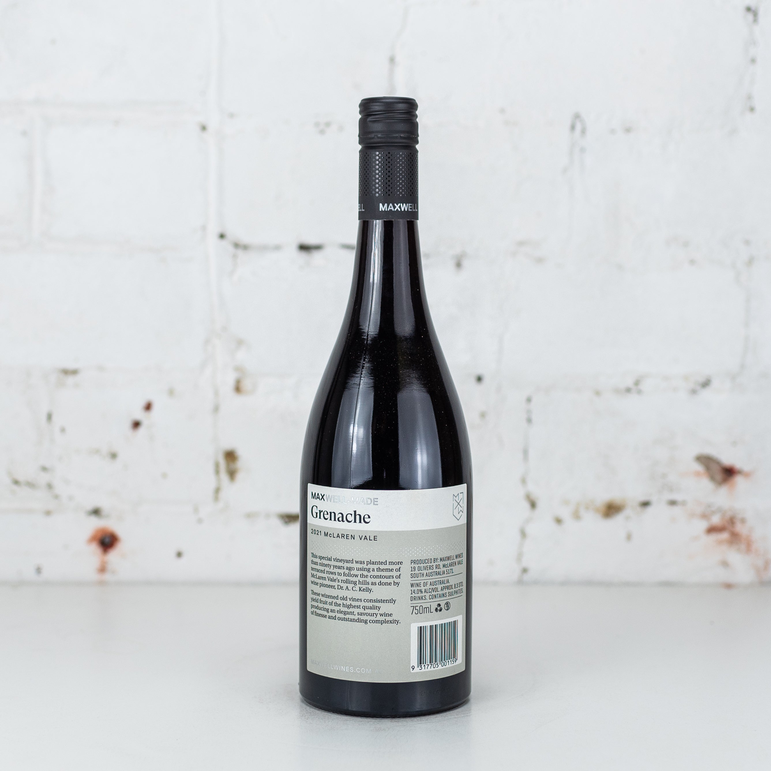 Maxwell - Four Roads Grenache 2021 750ml