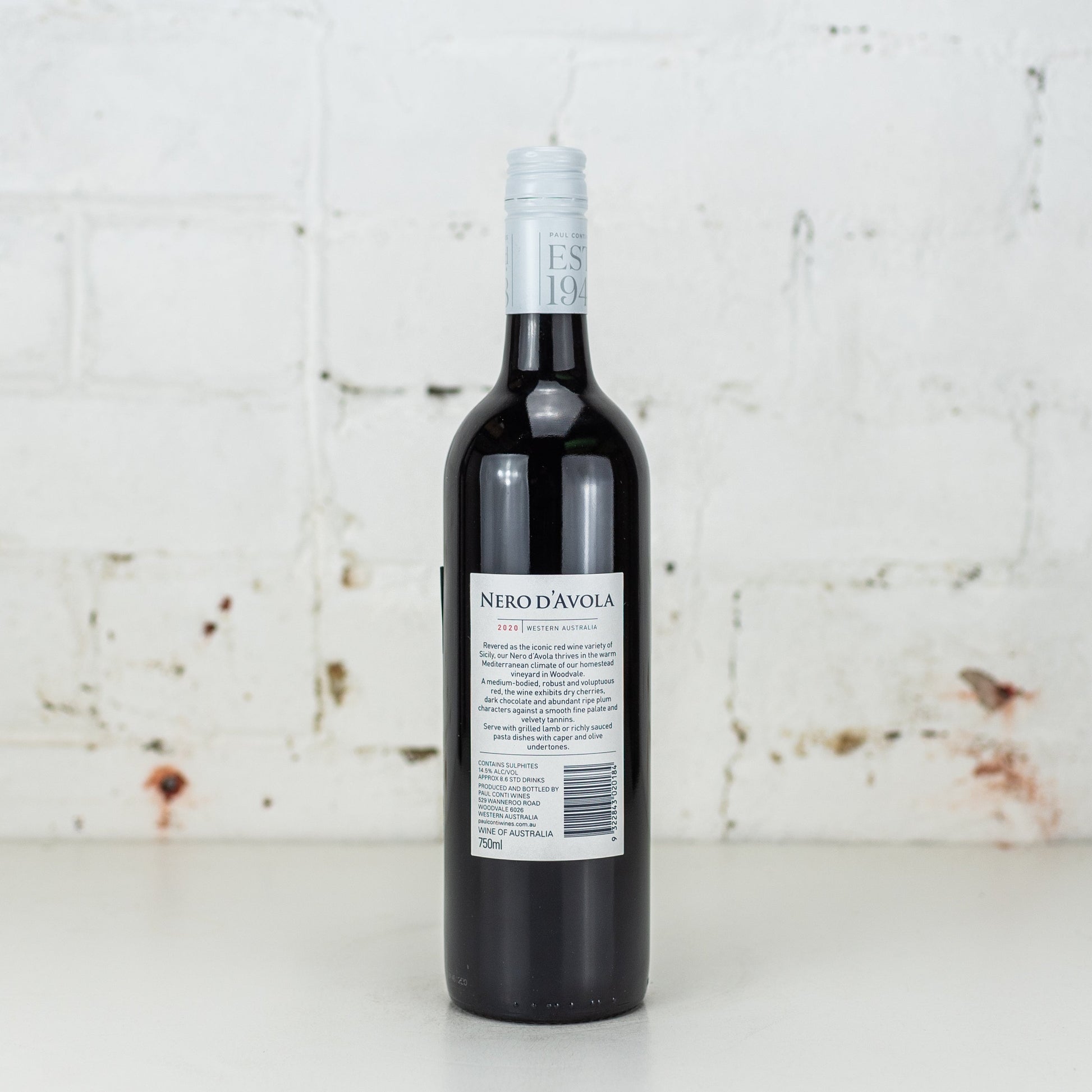 Paul Conti - Nero d'Avola 2020 750ml