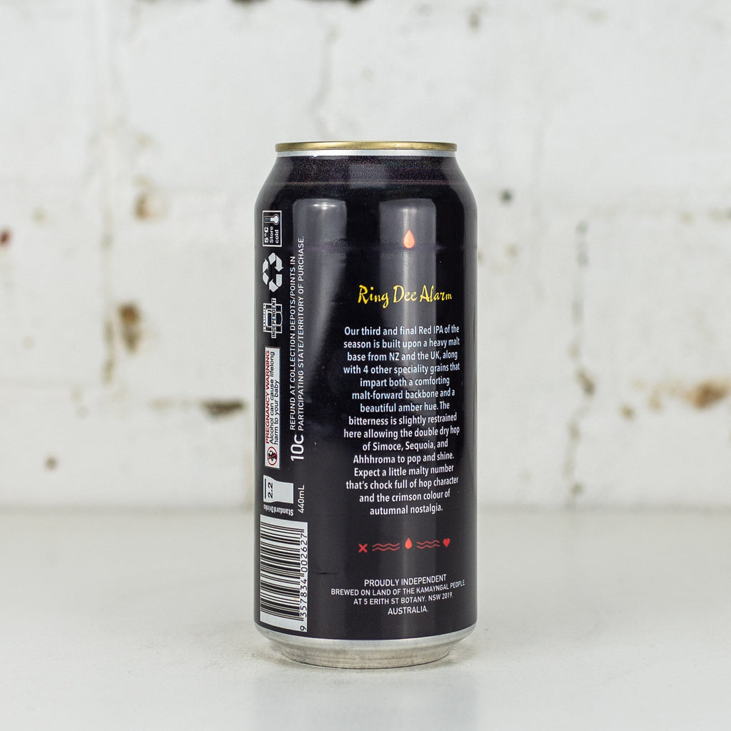 One Drop - Ring Dee Alarm Red IPA