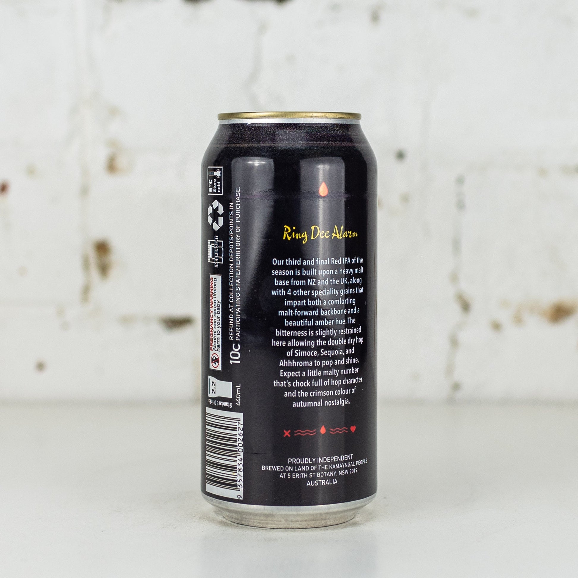 One Drop - Ring Dee Alarm Red IPA