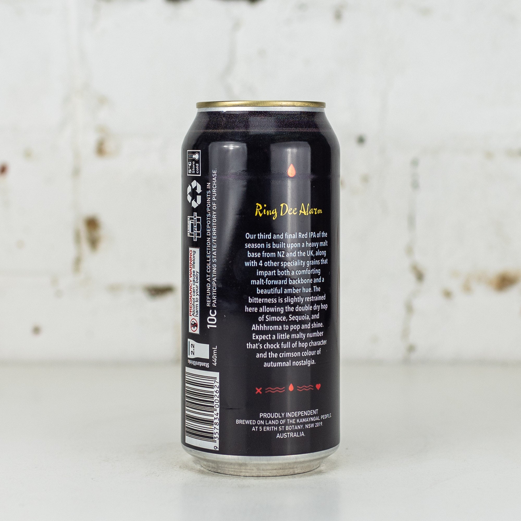 One Drop - Ring Dee Alarm Red IPA