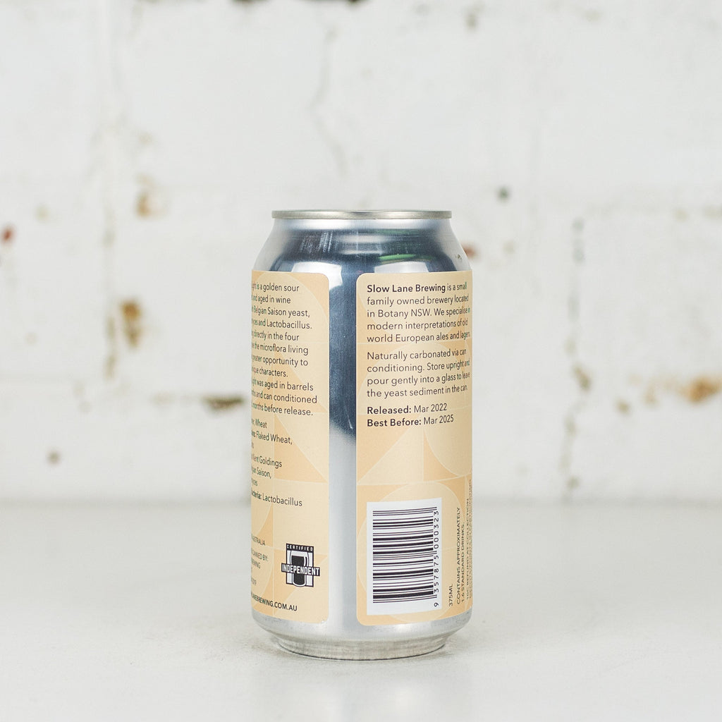 Slow Lane - Morning Light Barrel Fermented Golden Sour