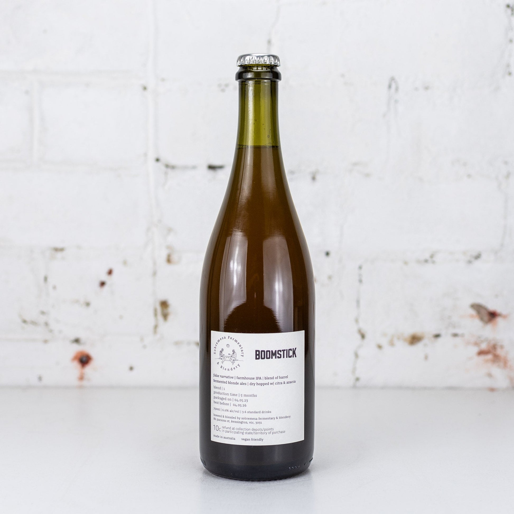Sobremesa x Boomstick 'False Narrative' Farmhouse IPA 750ml