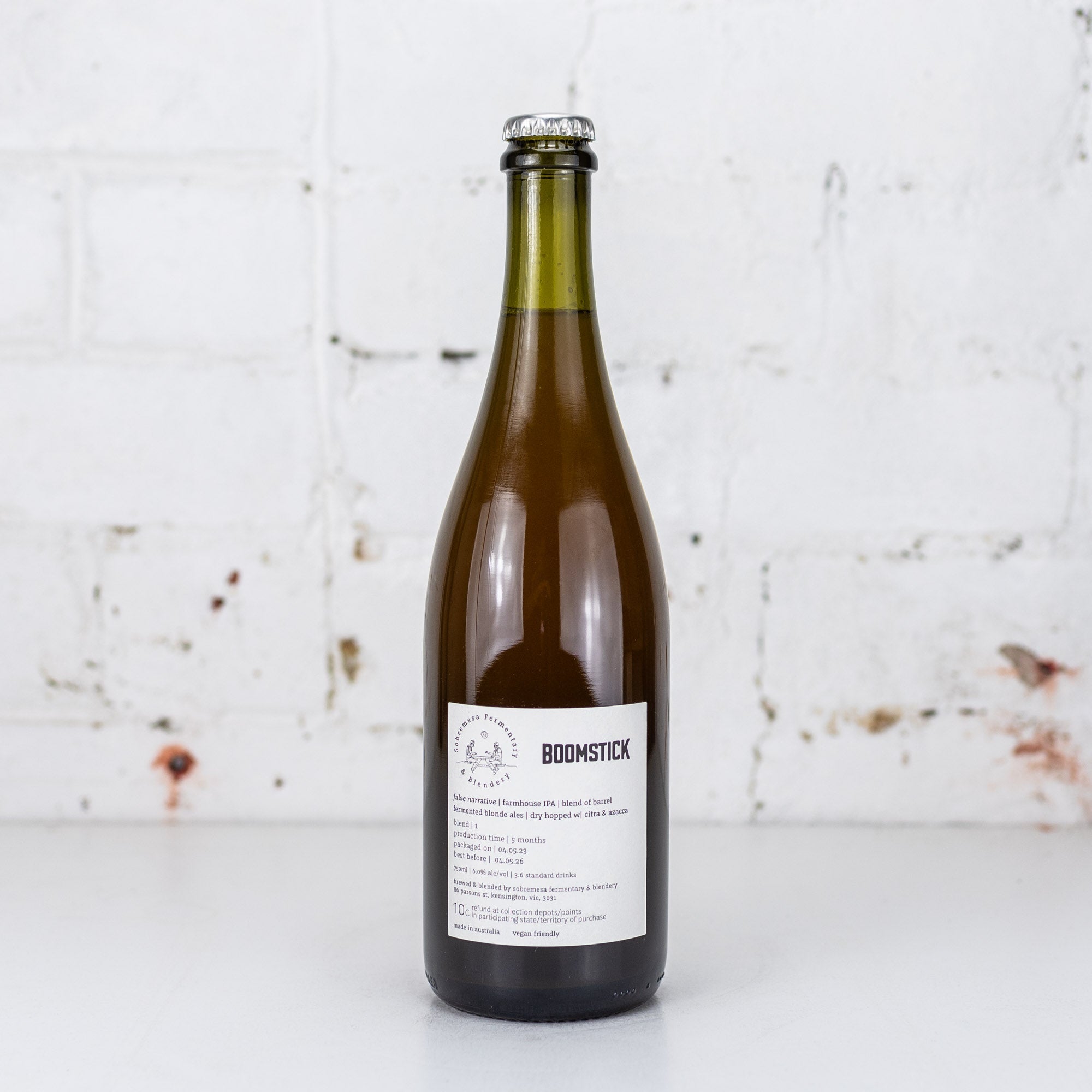 Sobremesa x Boomstick 'False Narrative' Farmhouse IPA 750ml