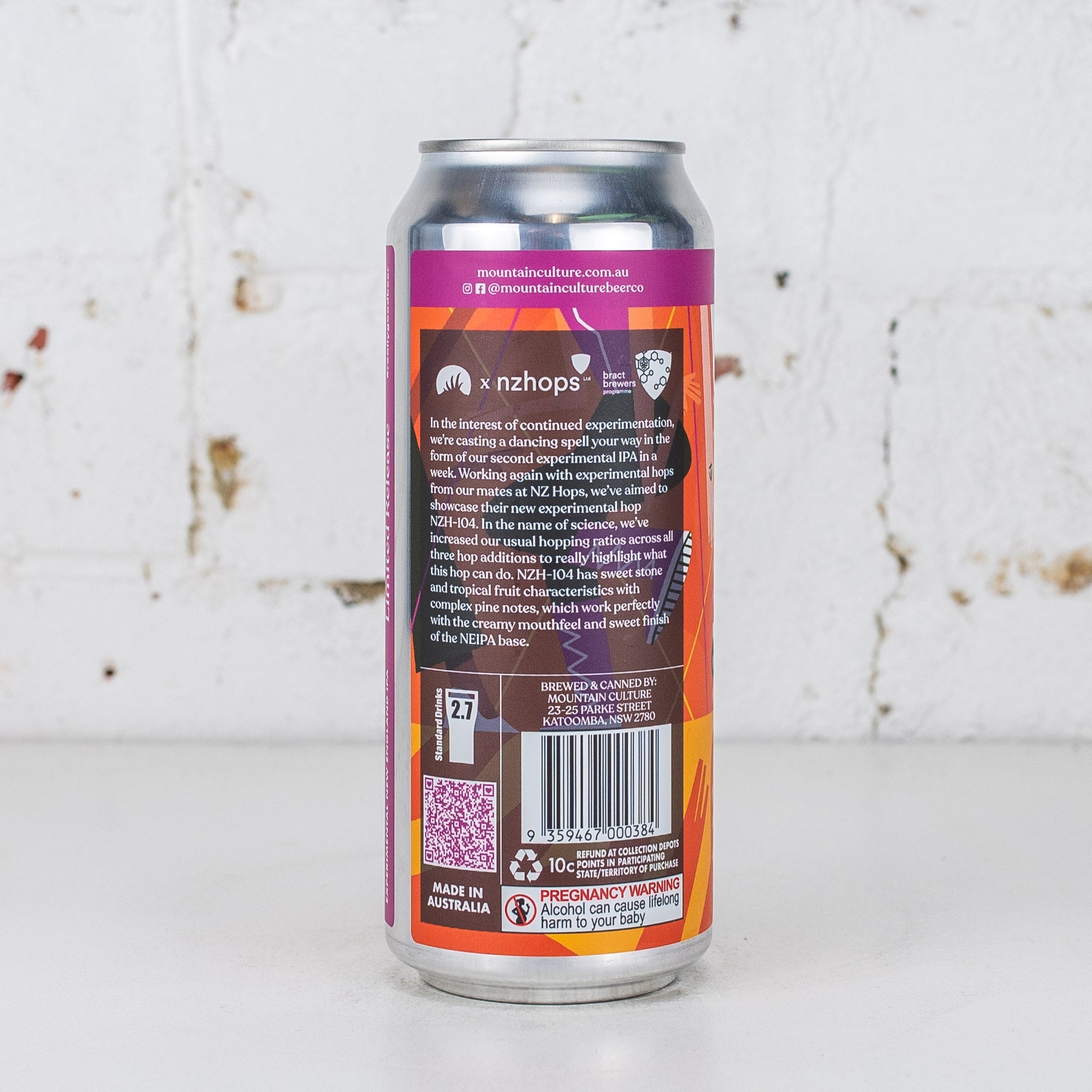 Mountain Culture - Dancing Spell Experimental Hop NEIPA