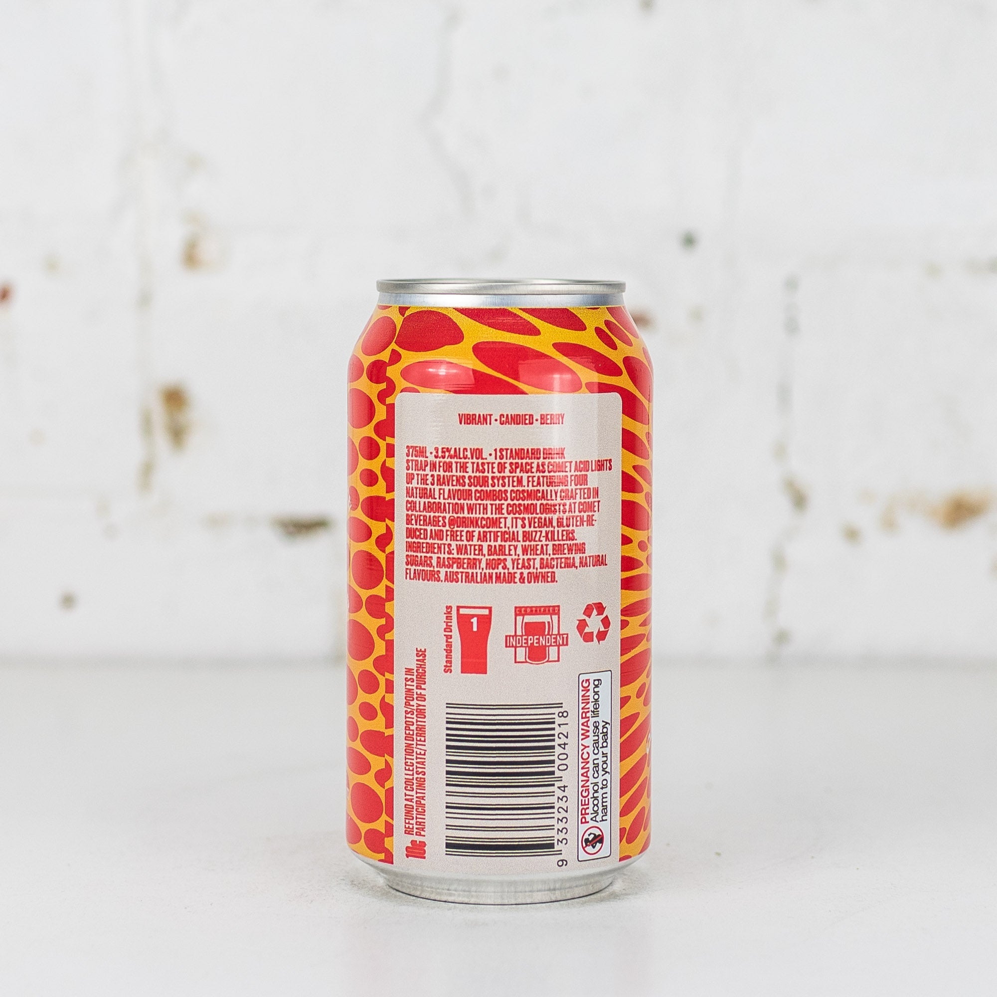 3 Ravens x Comet 'Acid Raspberry & Lemon Myrtle' Sour