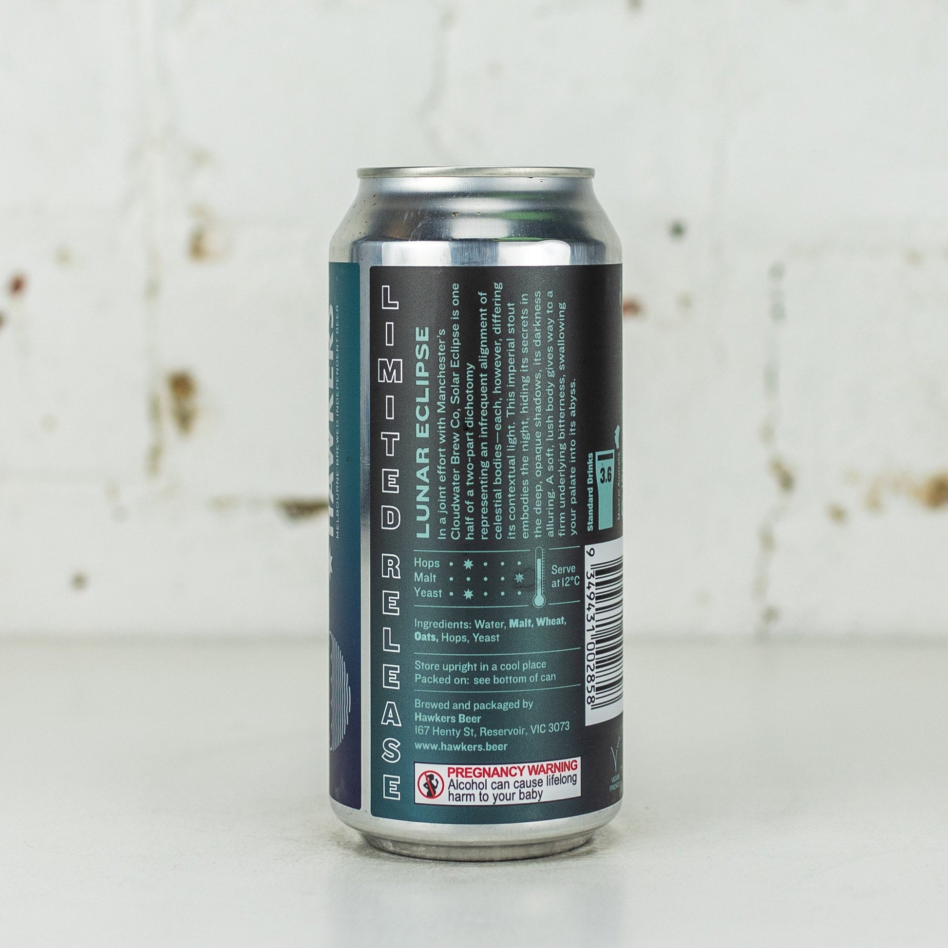 Hawkers x Cloudwater 'Lunar Eclipse' Imperial Stout