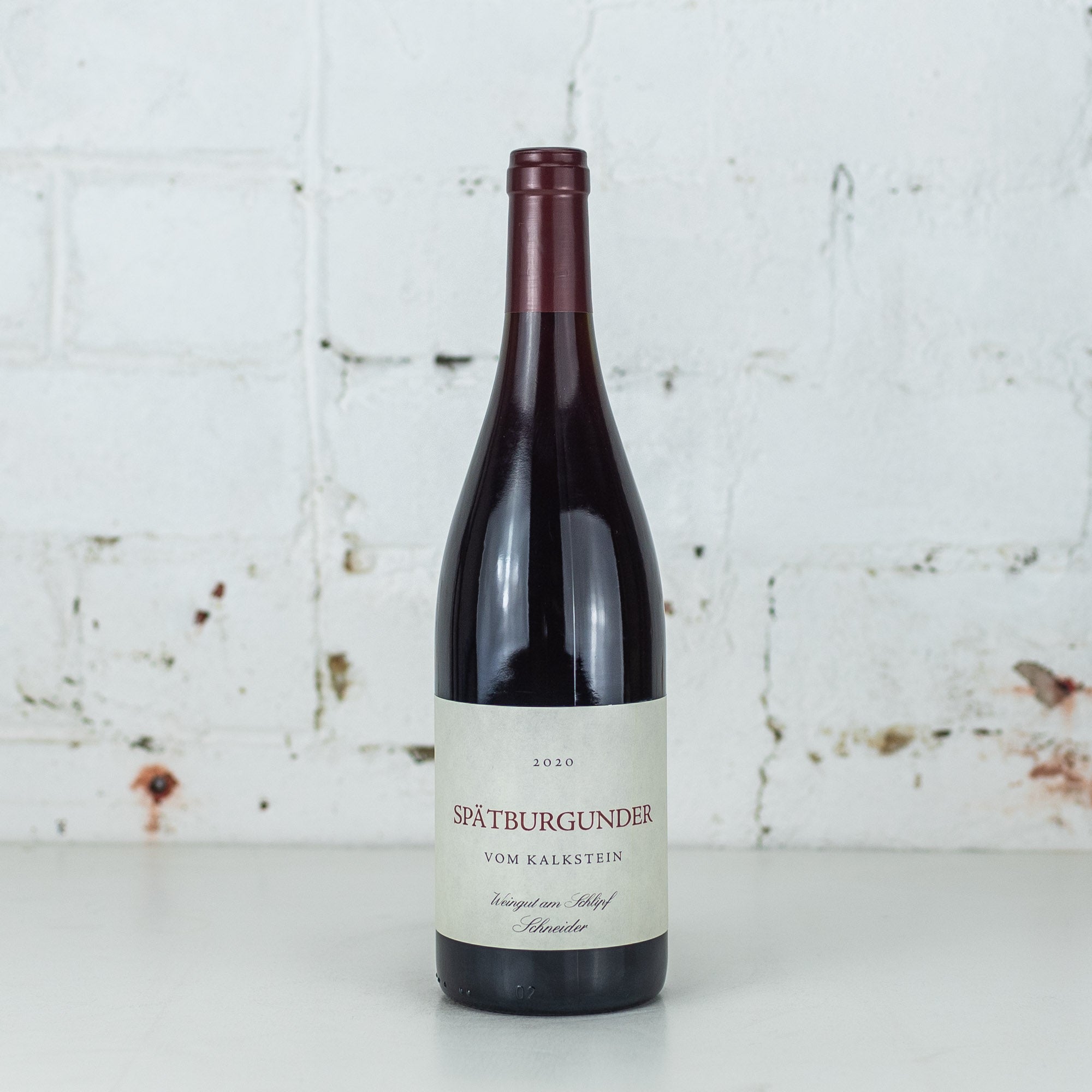 Schlipf Schneider - Vom Kalkstein Spatburgunder 2020 750ml