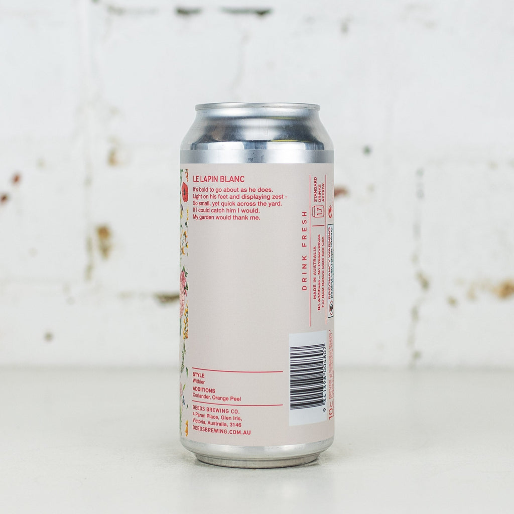 Deeds - Le Lapin Blanc Witbier
