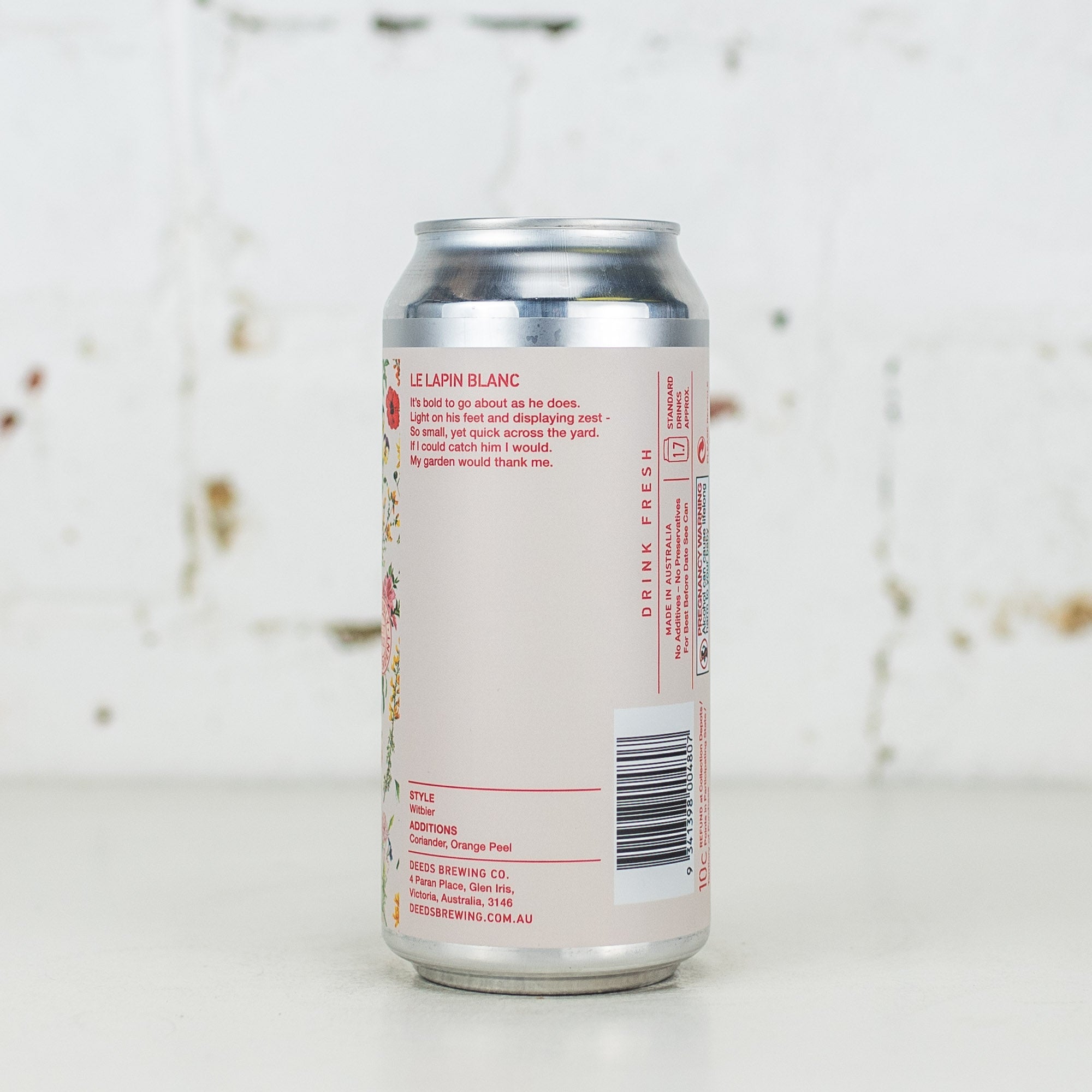 Deeds - Le Lapin Blanc Witbier