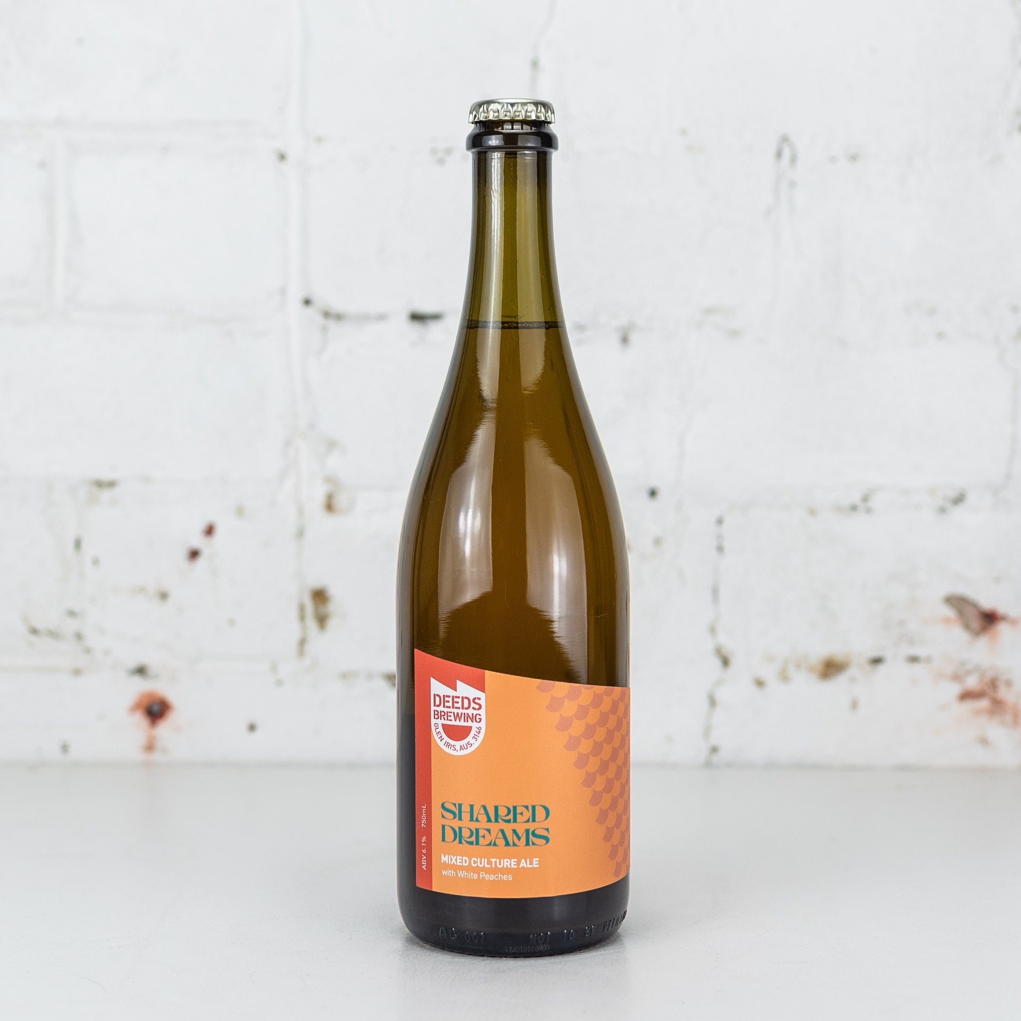 Deeds - Shared Dreams Mixed Culture Ale with White Peaches 750ml