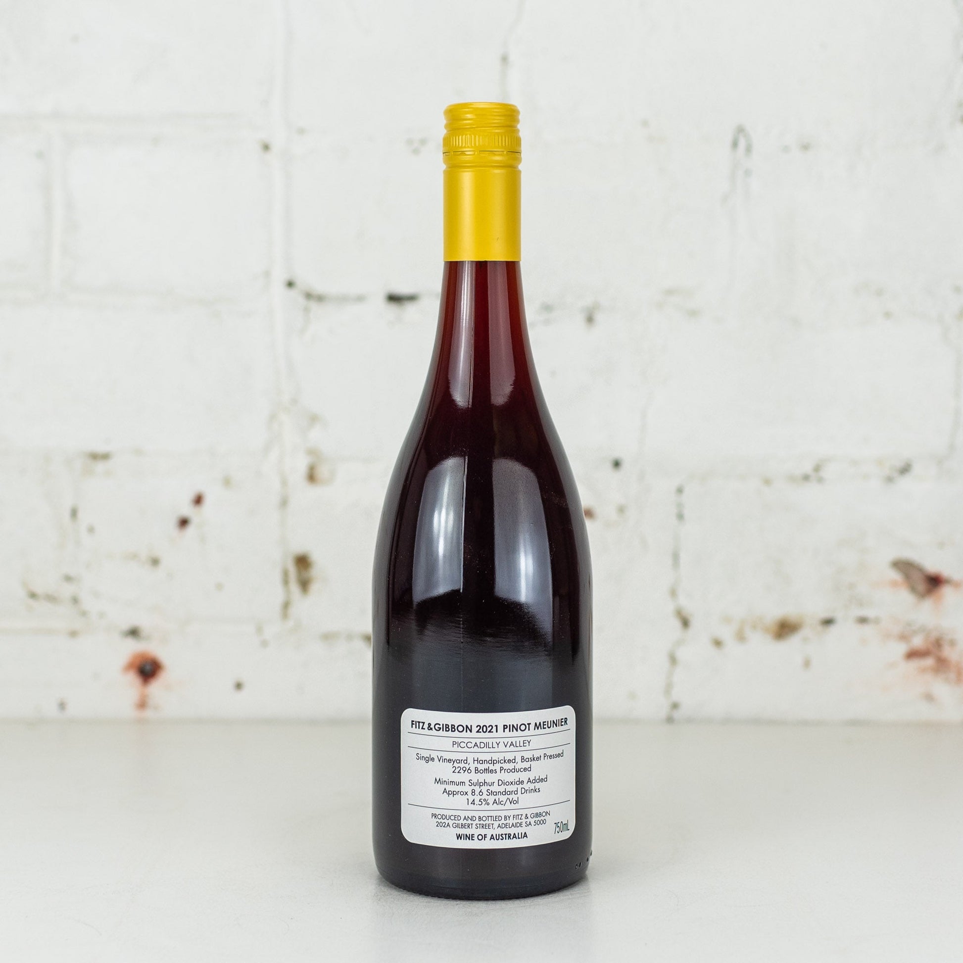 Fitz & Gibbon - Pinot Meunier 2021 750ml