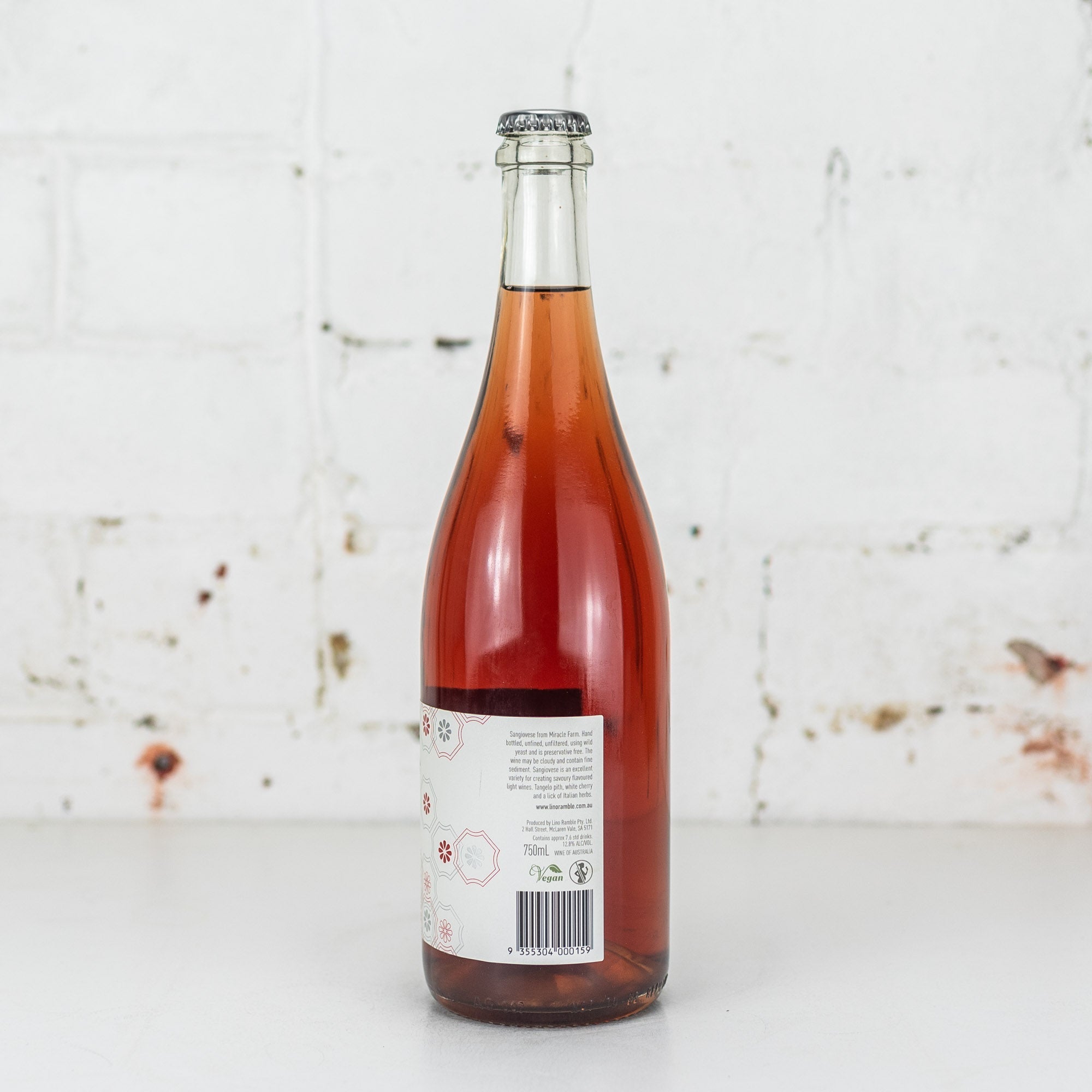 Lino Ramble - Pet Nat Sangiovese Rose 2021 750ml