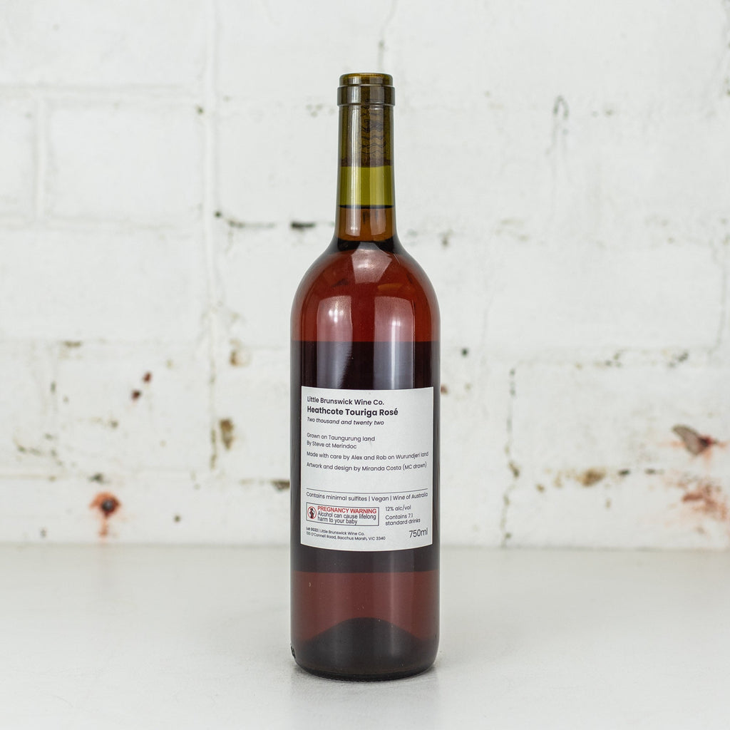 Little Brunswick Wine Co - Heathcote Touriga Rose 750ml