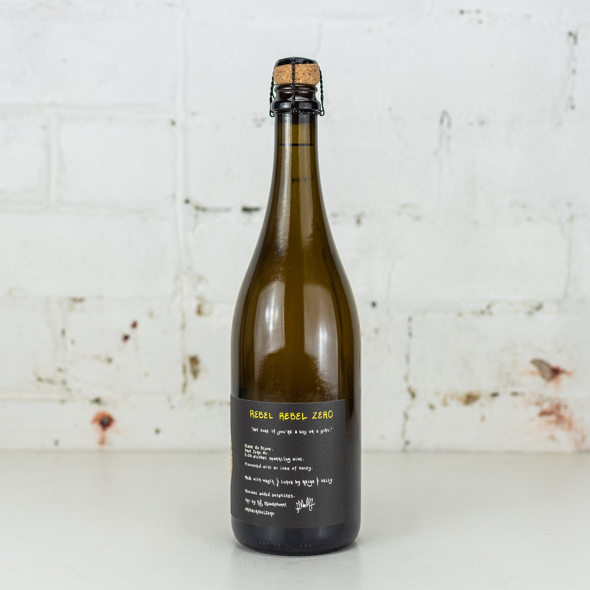 Rebel Rebel Zero - Non-Alc Blanc de Blanc 750ml