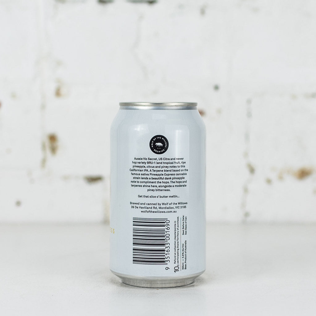 Wolf Of The Willows - Pineapple Express California IPA with Terpenes