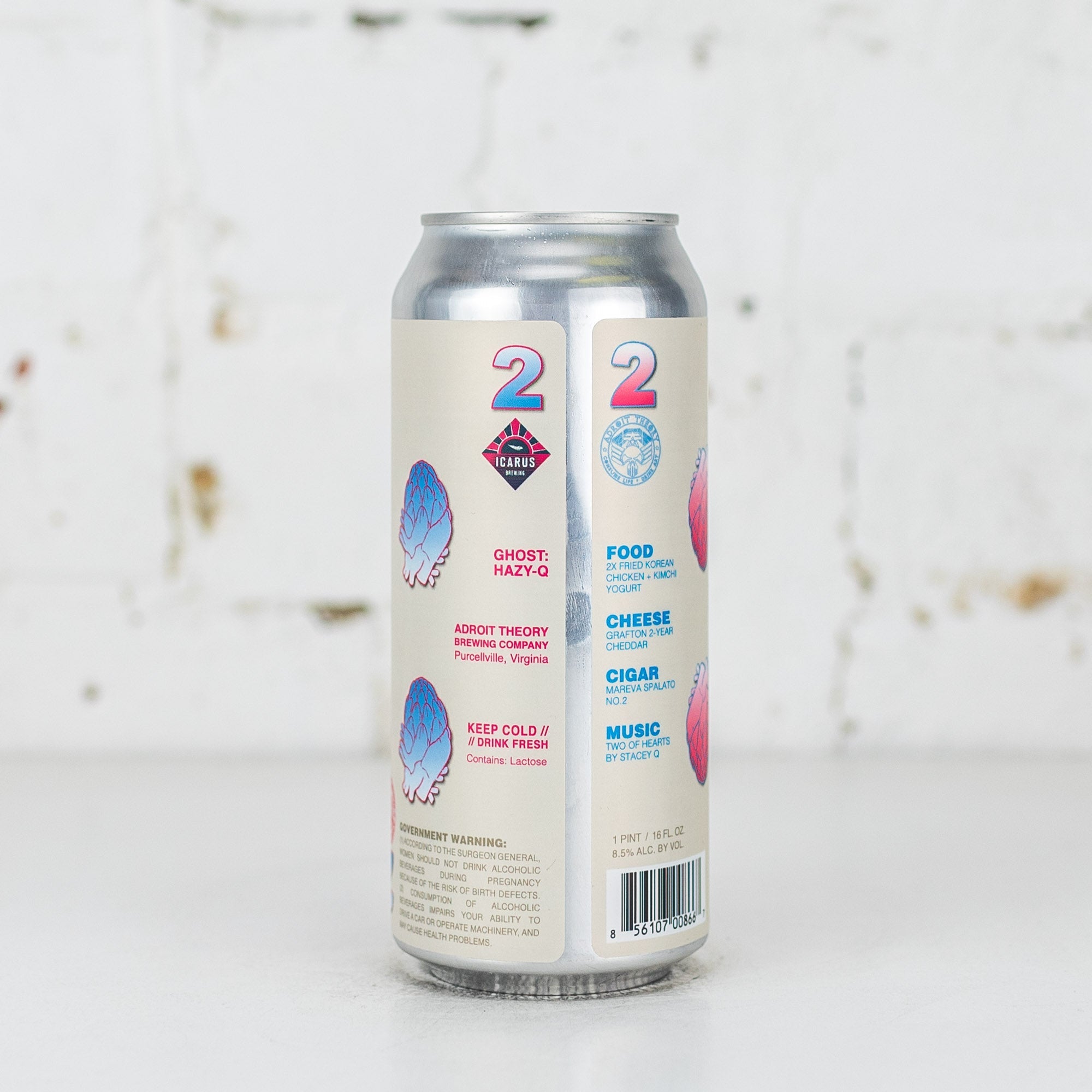 Adroit Theory x Icarus 'Hazy Q: Two of Hops' Oat Cream DIPA