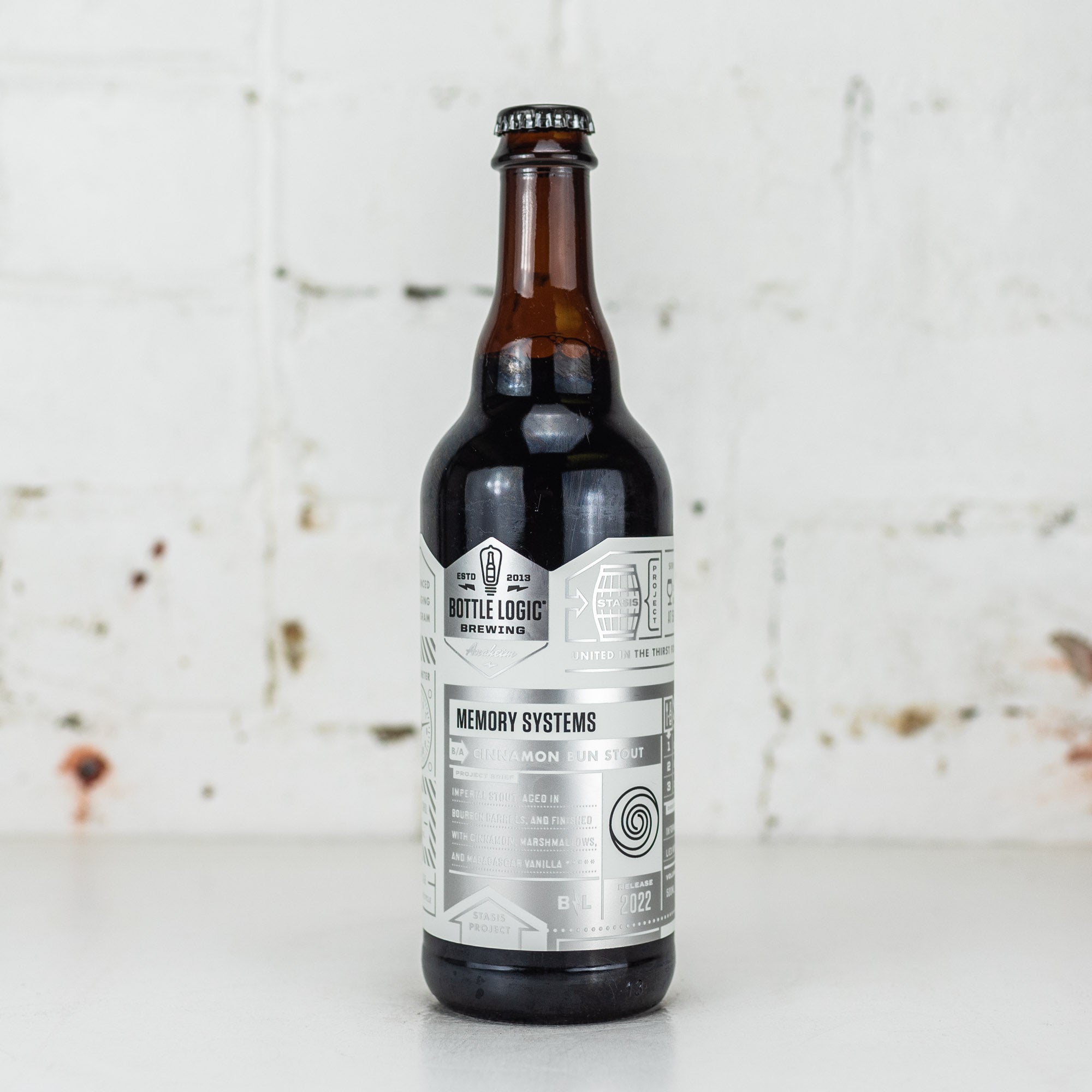 Bottle Logic - Memory Systems 2022 BBA Cinnamon Bun Stout 500ml