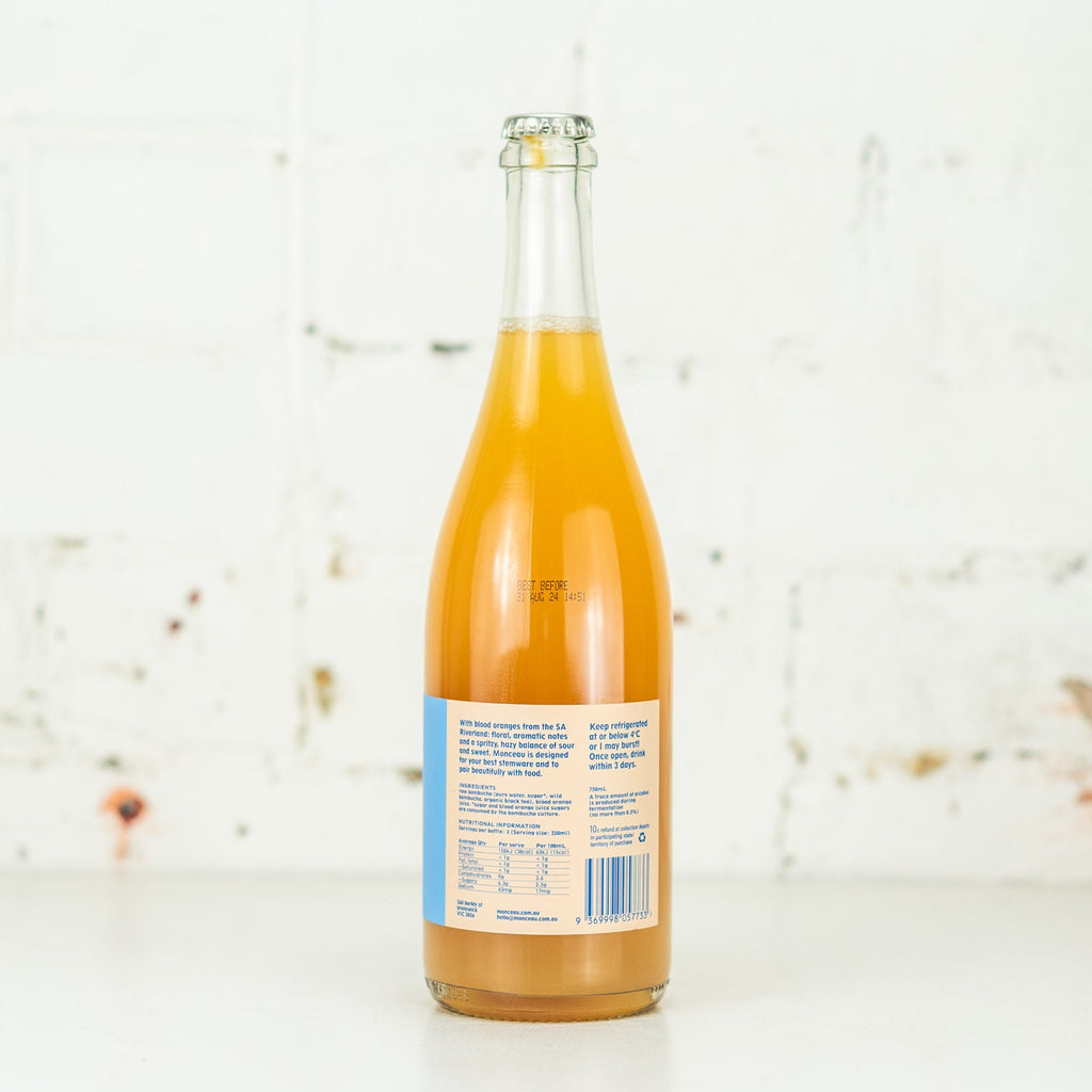 Monceau Co. - Pet Nat Kombucha Blood Orange 750ml