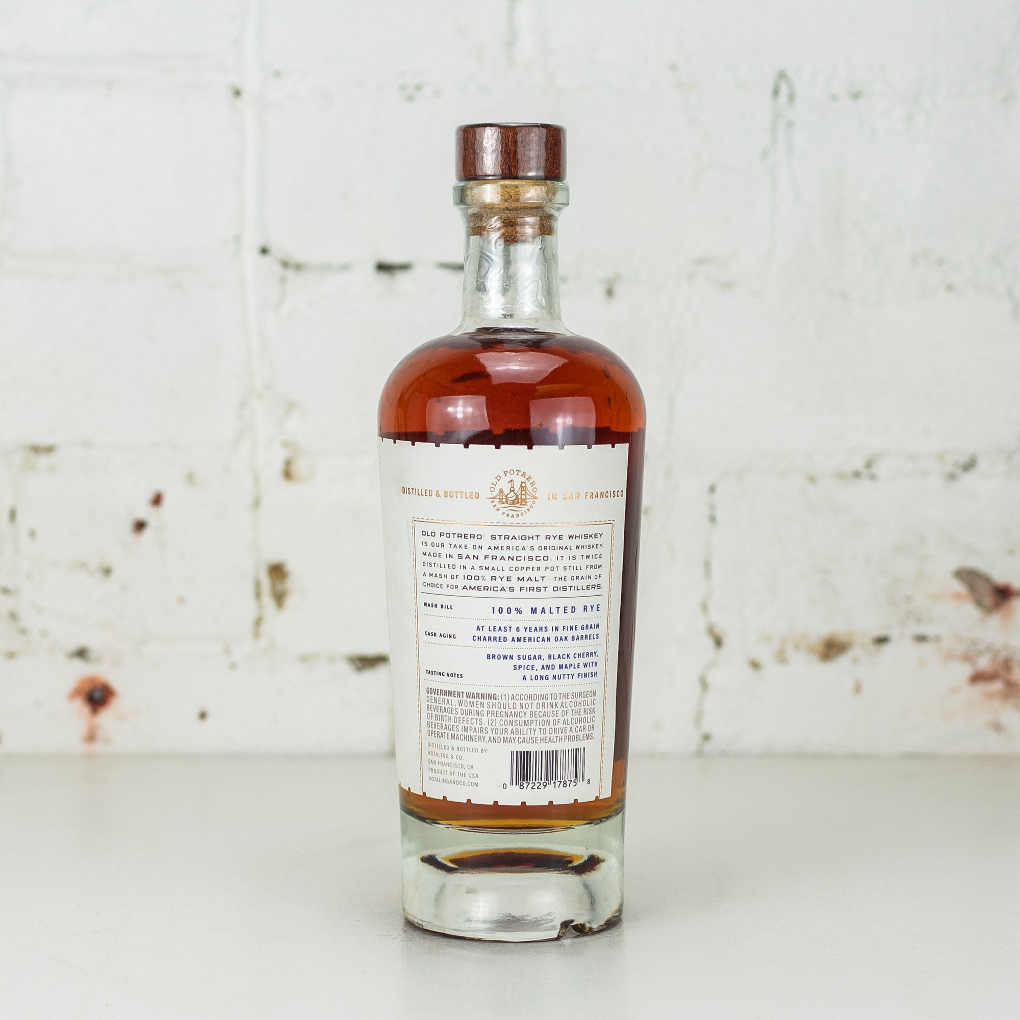 Old Potrero - 6yo Straight Rye Whiskey 750ml