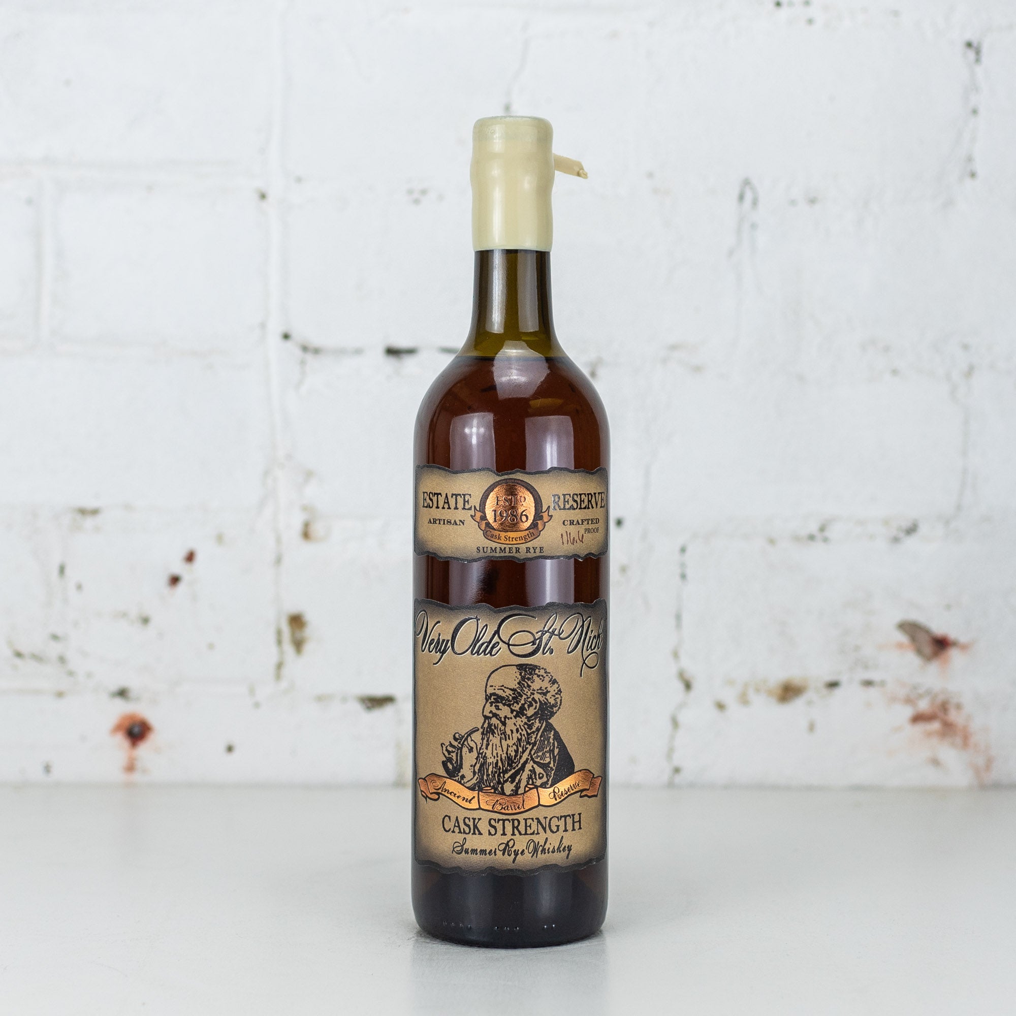 Very Olde St. Nick - Cask Strength Summer Rye Whiskey 750ml