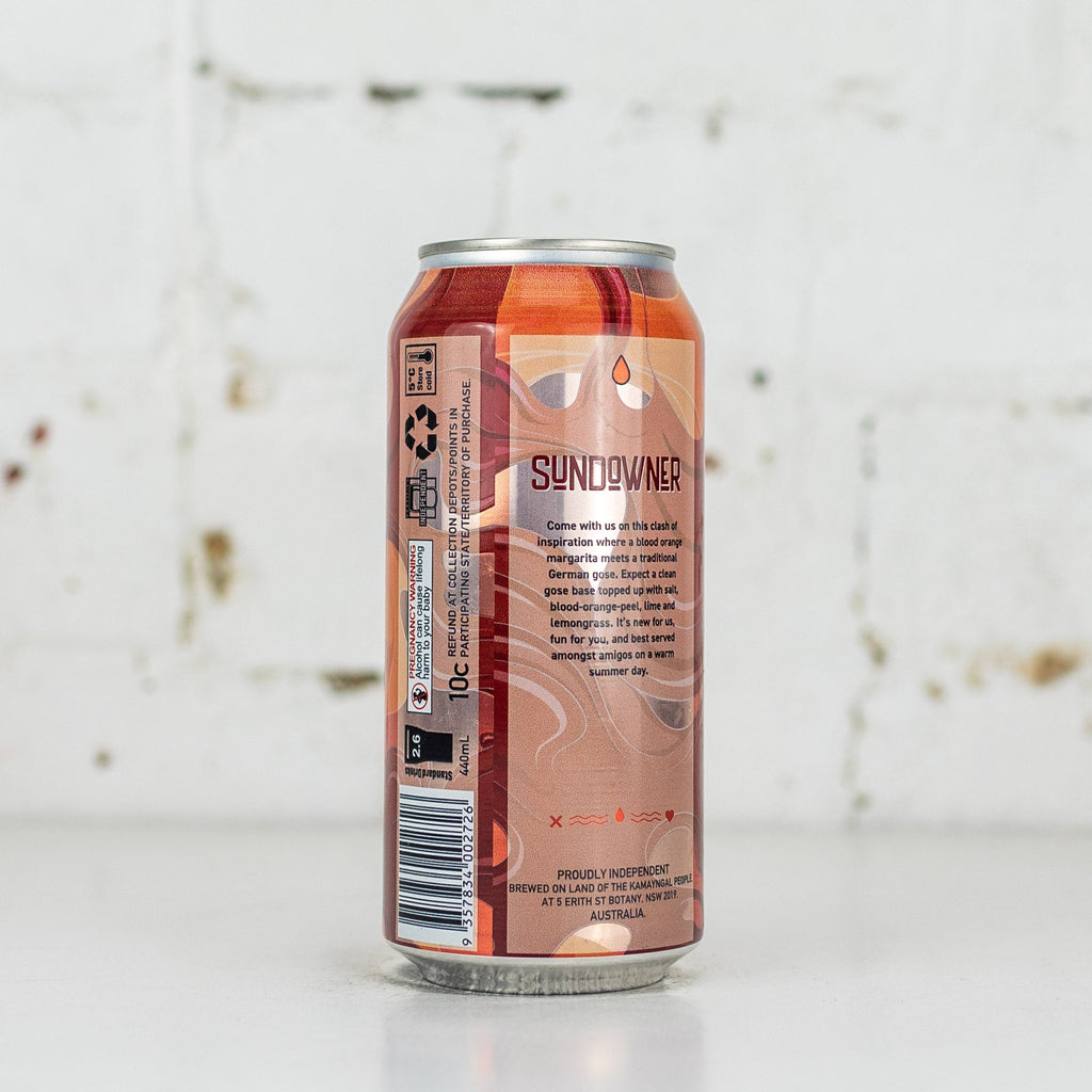 One Drop - Sundowner Blood Orange Margarita Gose