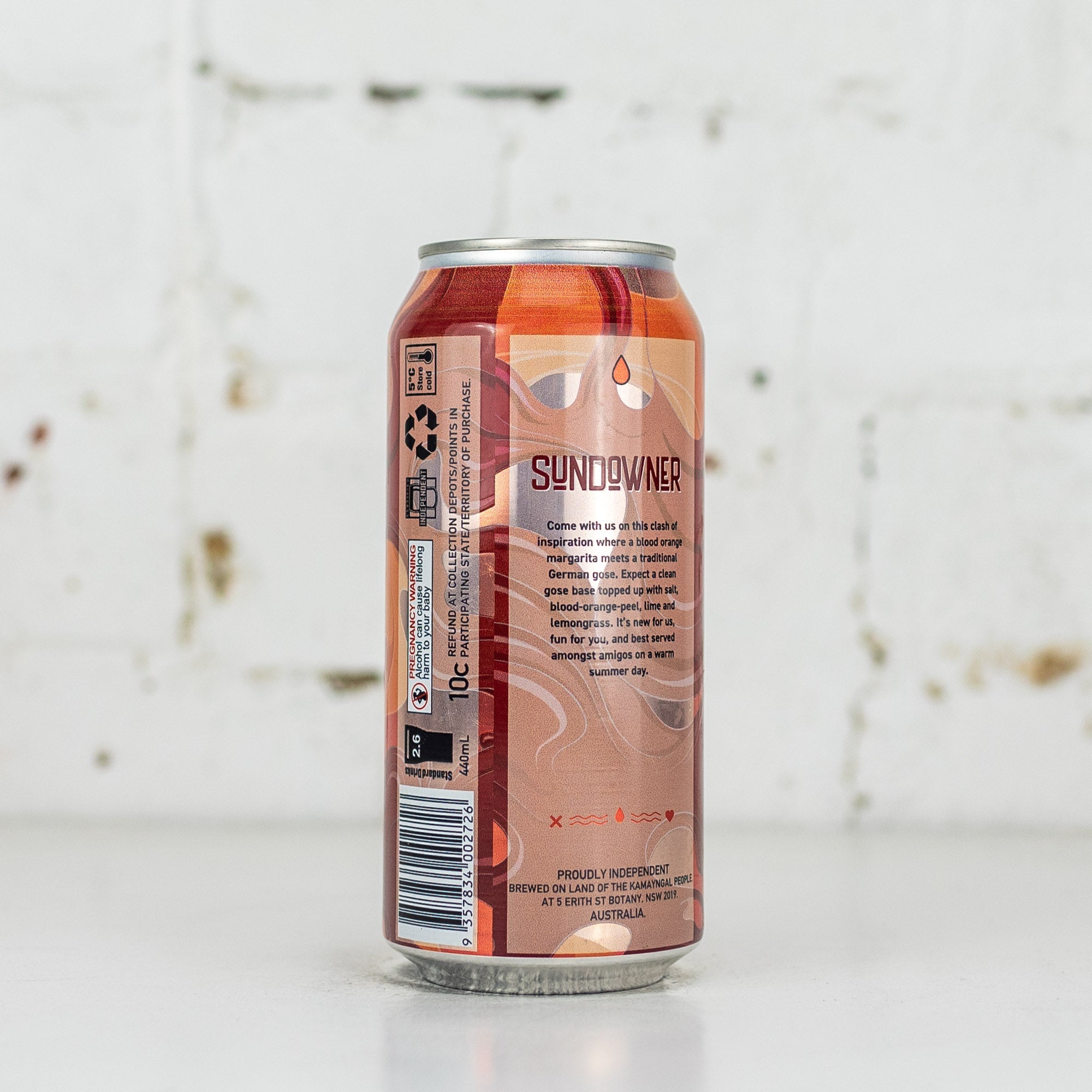 One Drop - Sundowner Blood Orange Margarita Gose