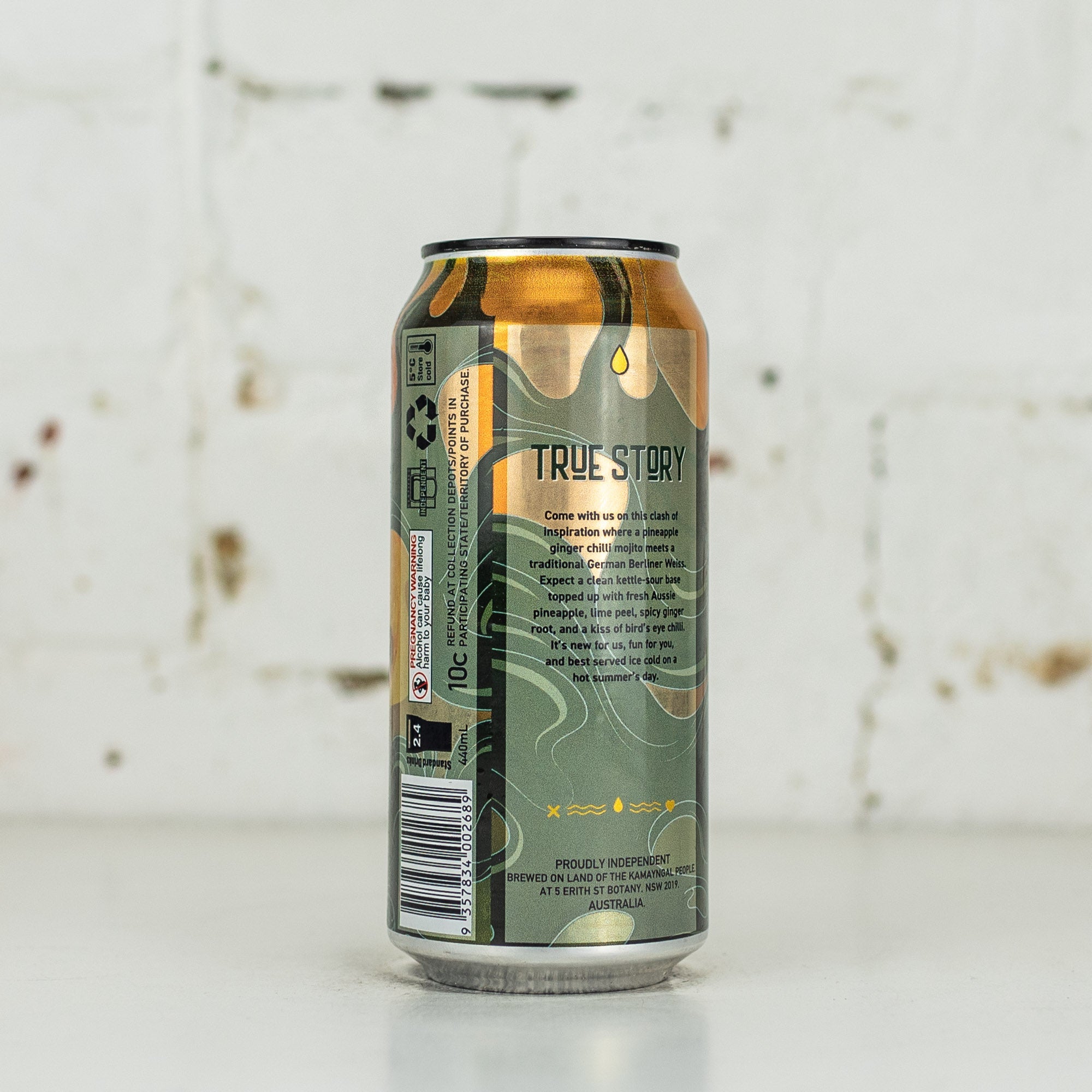 One Drop - True Story Pineapple Ginger & Lime Sour