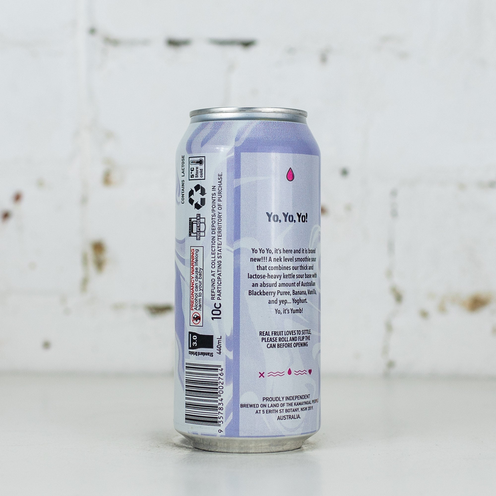 One Drop - Yo, Yo, Yo! Blackberry Yoghurt Smoothie Sour