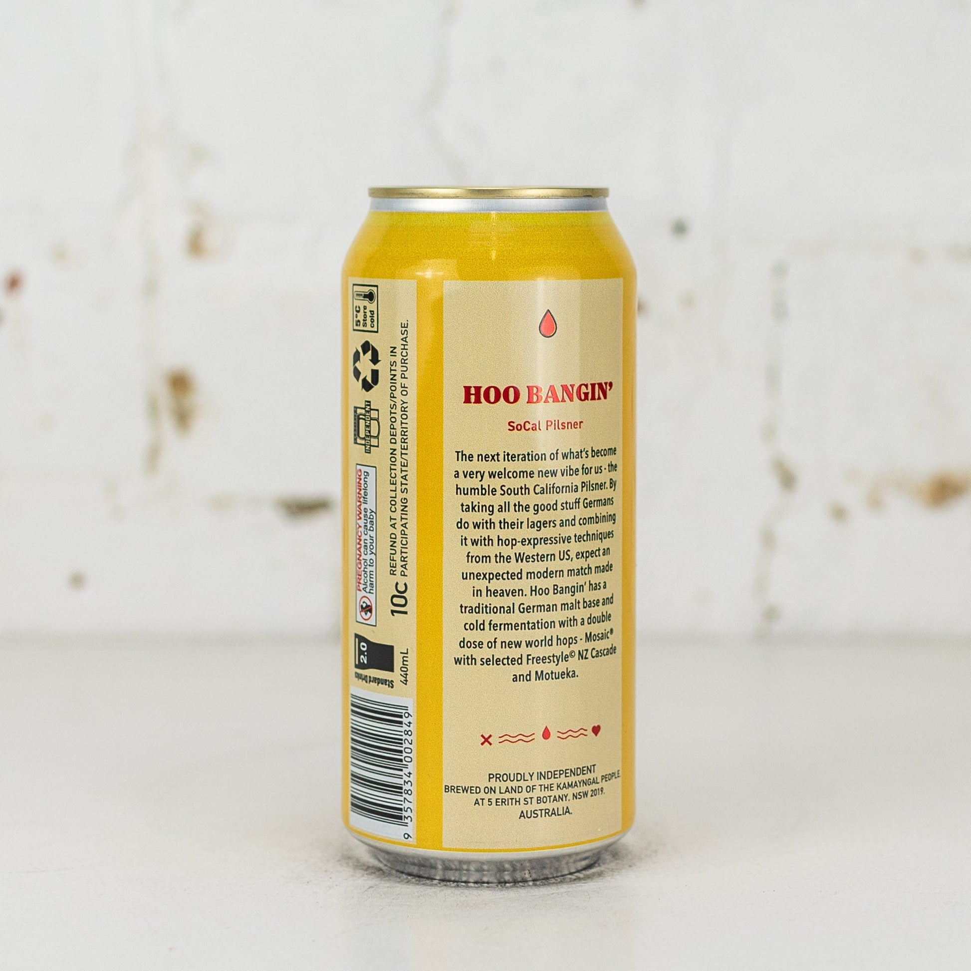 One Drop - Hoo Bangin' SoCal Pilsner