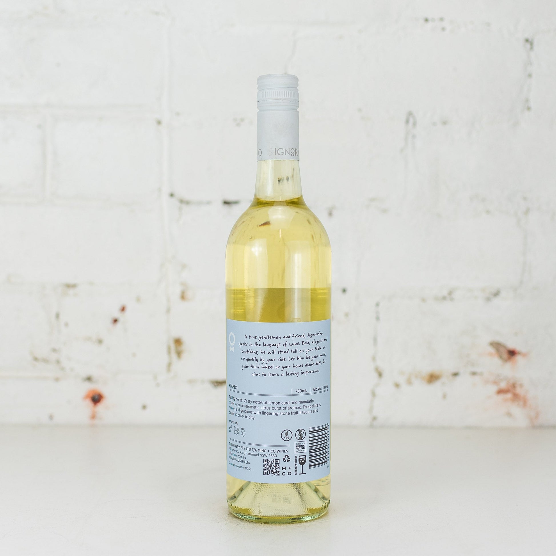 Mino & Co - Signor Vino Fiano 750ml