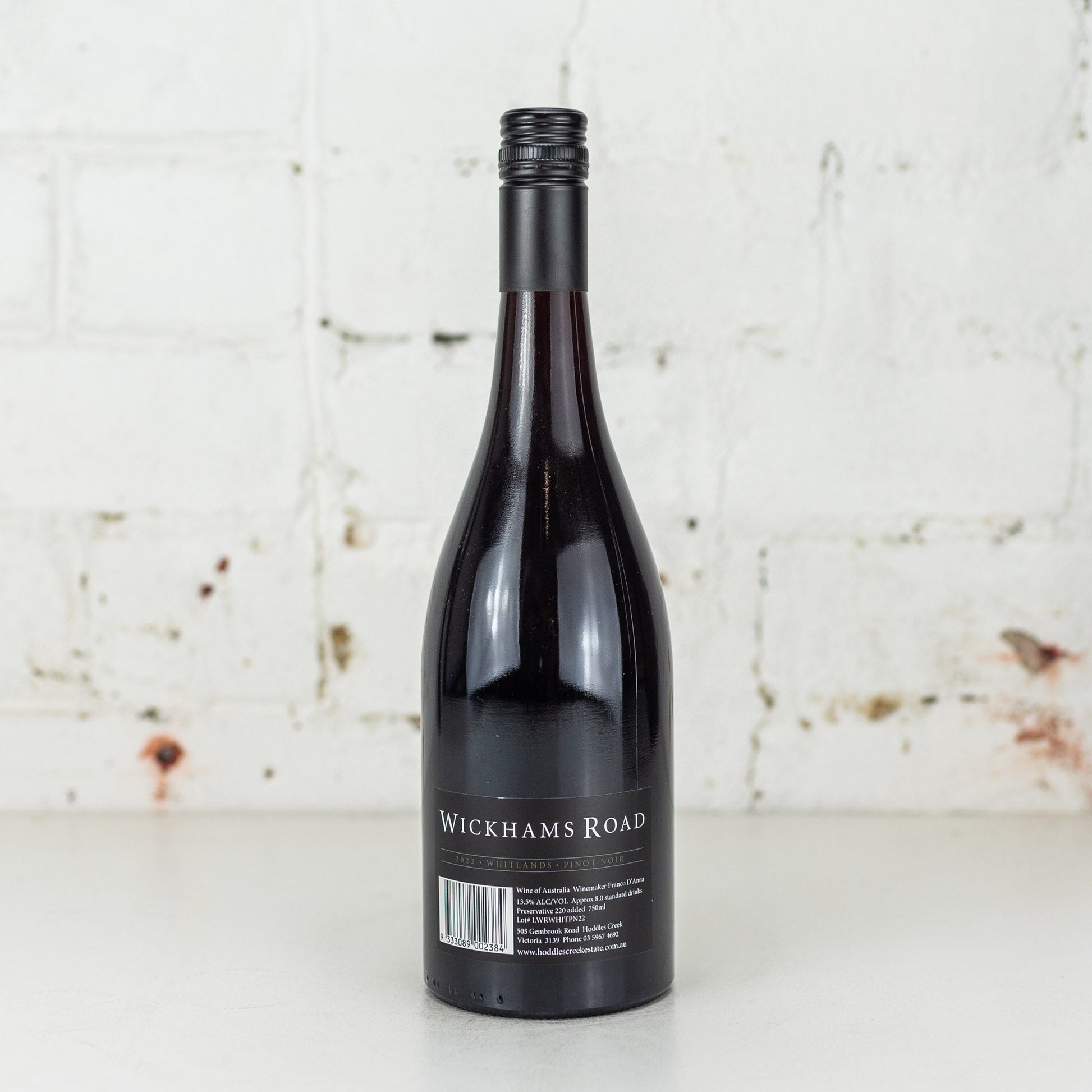 Wickhams Road - Whitlands Pinot Noir 750ml