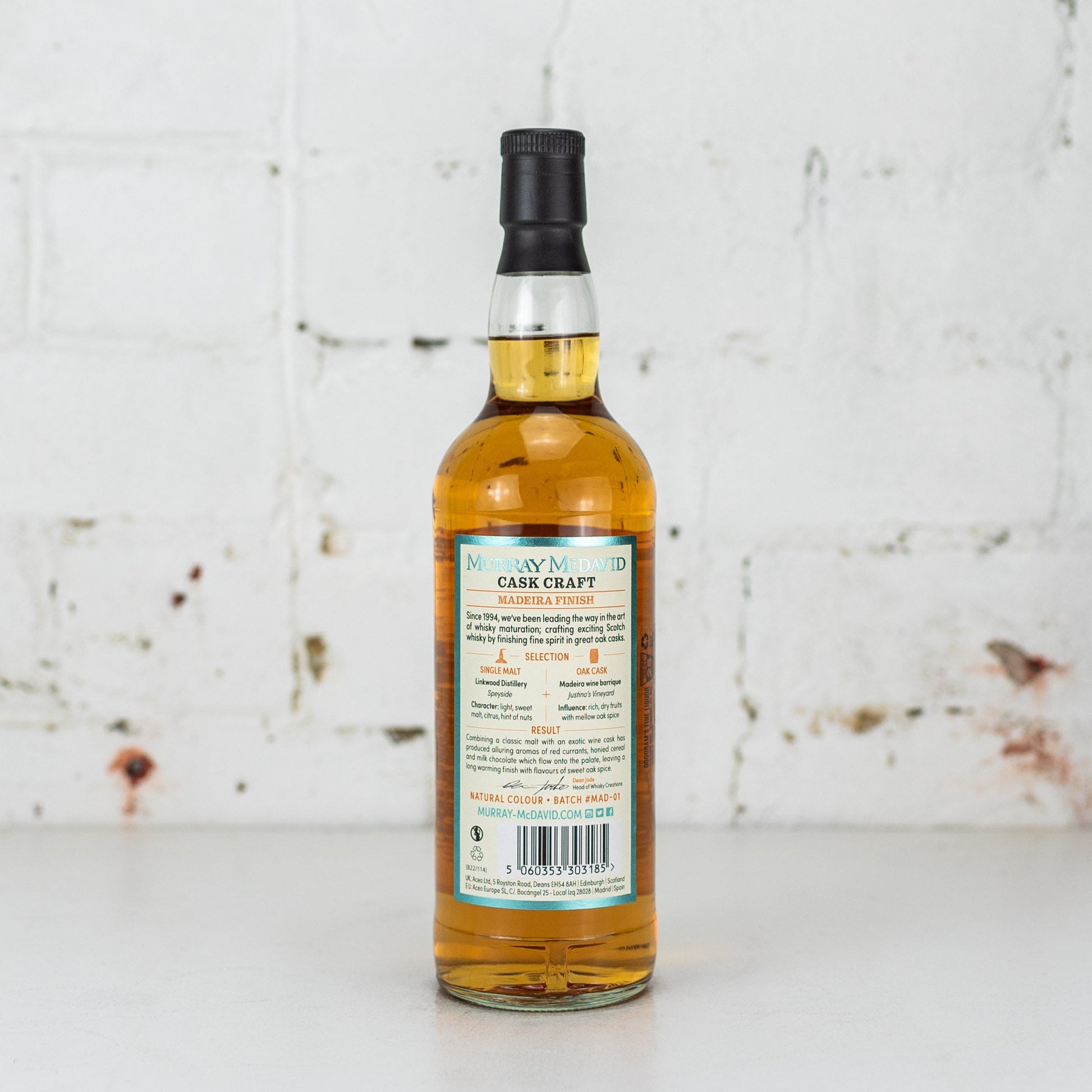 Murray McDavid - Cask Craft Linkwood Madeira 700ml