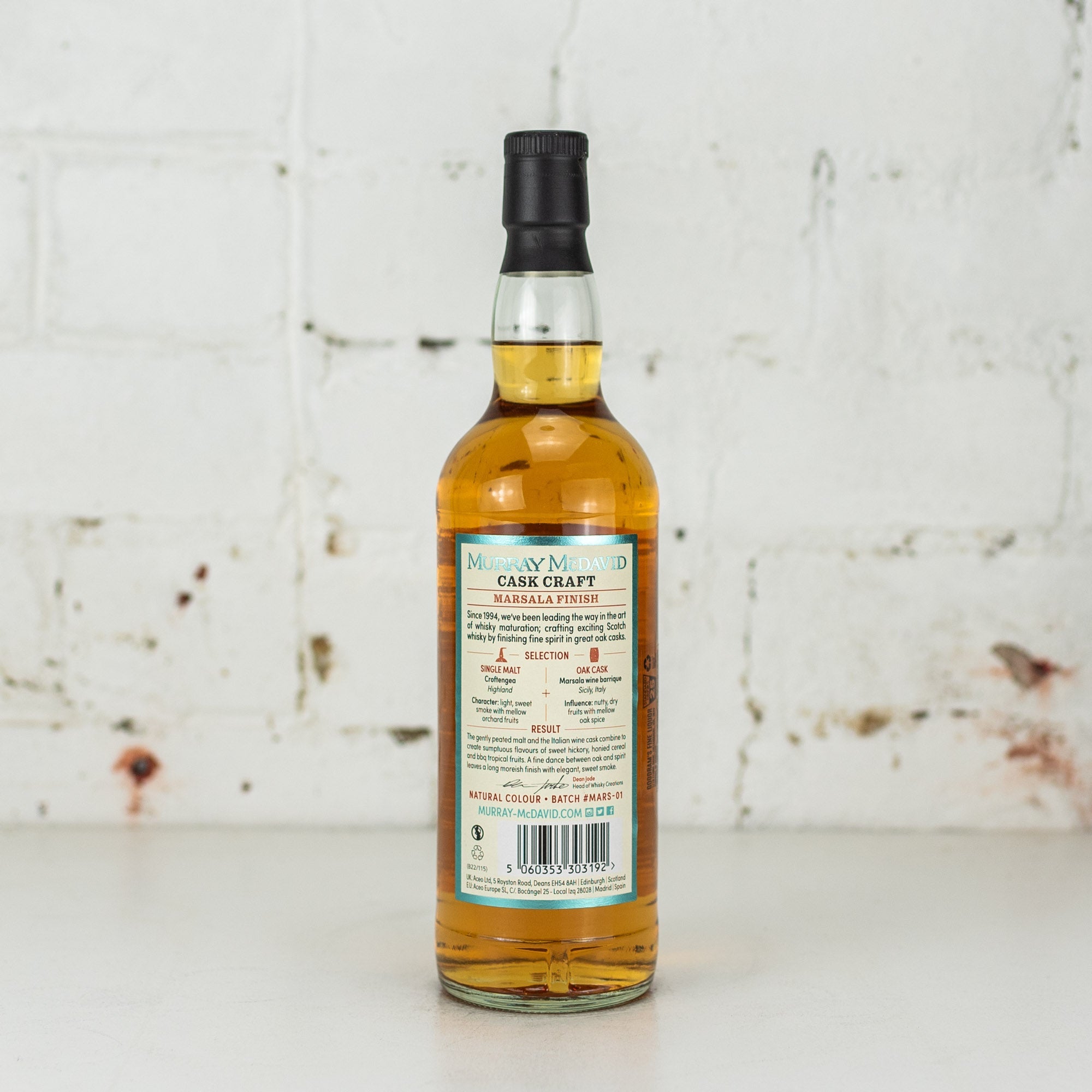 Murray McDavid - Cask Craft Croftengea Marsala 700ml