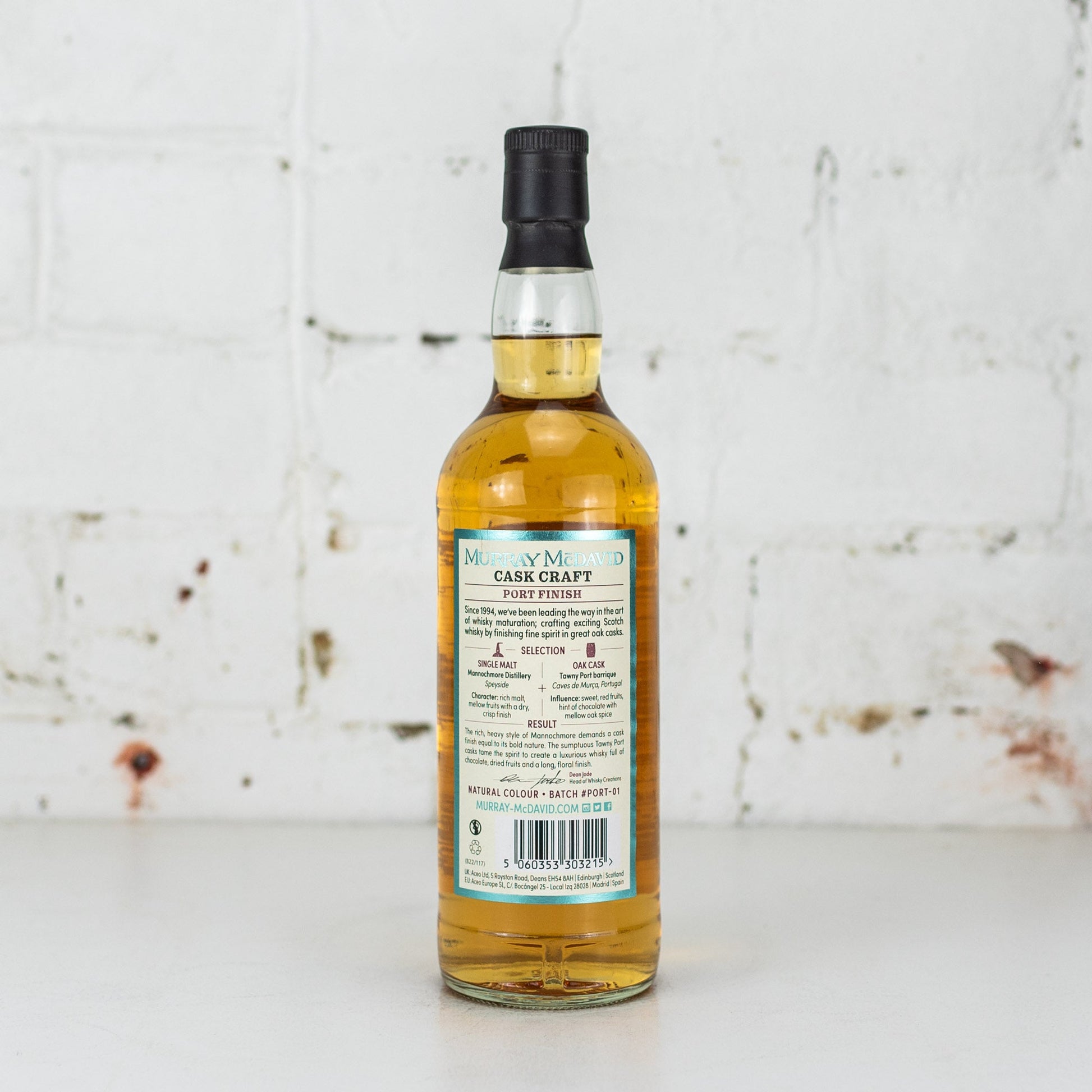 Murray McDavid - Cask Craft Mannochmore Port 700ml