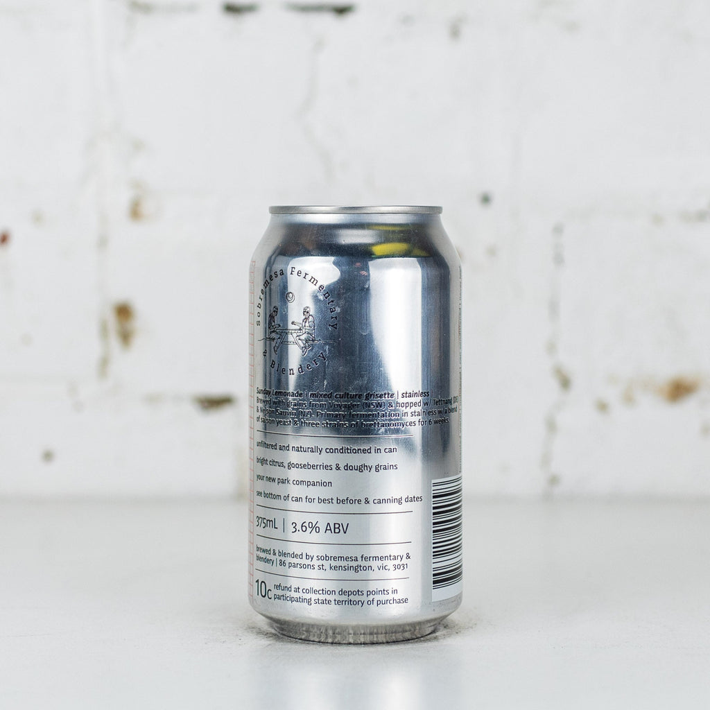 Sobremesa - Sunday Lemonade Mixed Culture Grisette
