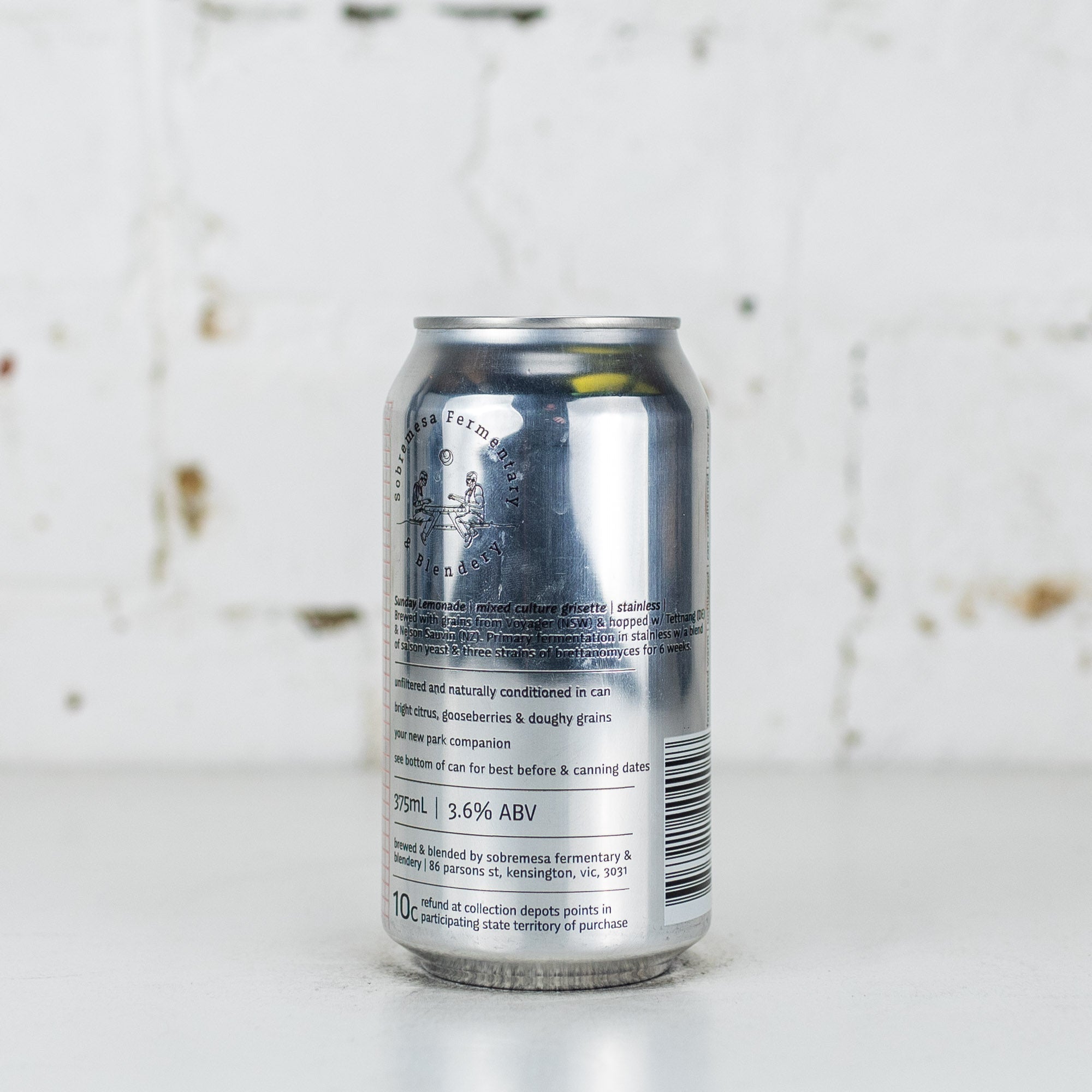 Sobremesa - Sunday Lemonade Mixed Culture Grisette