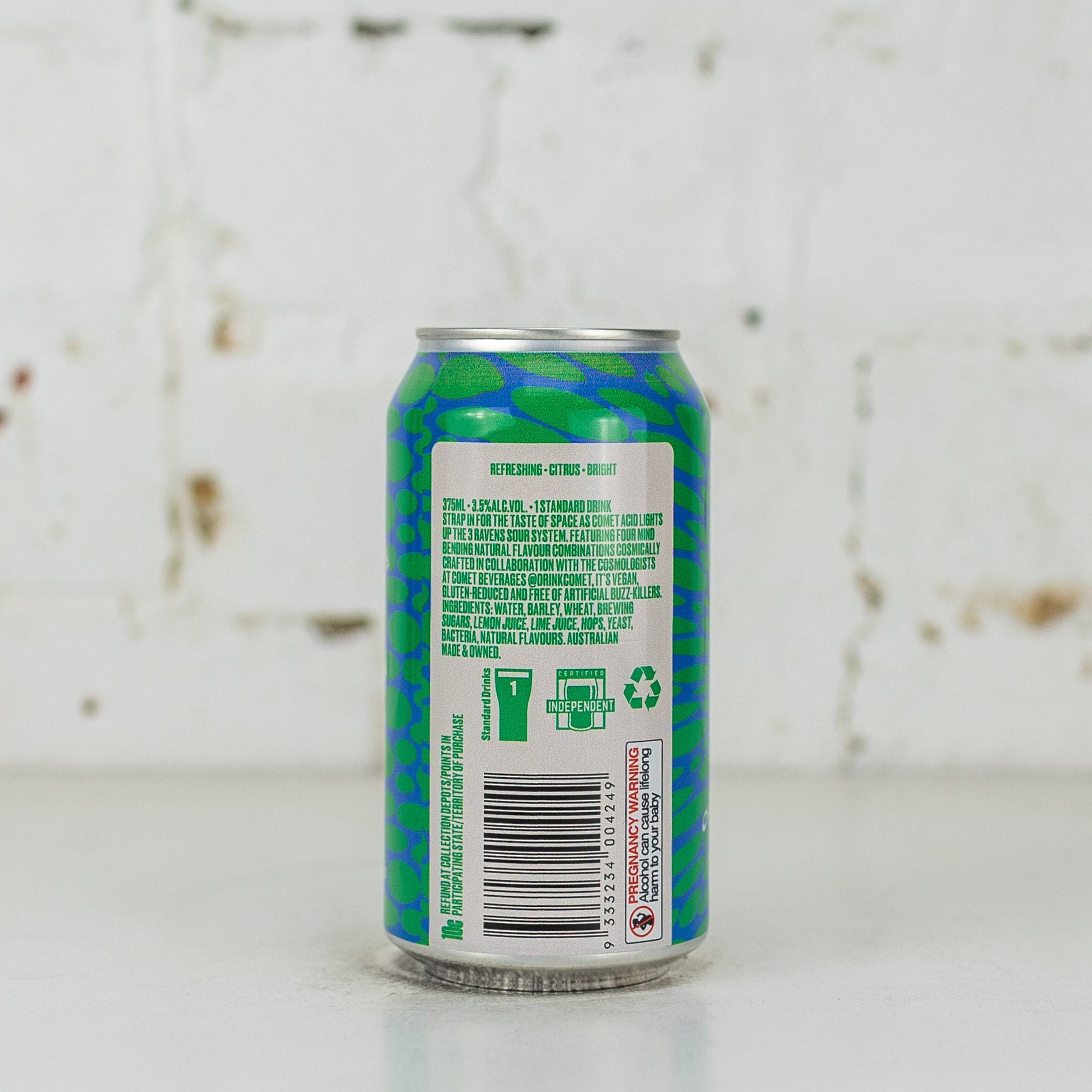 3 Ravens x Comet 'Acid Lemon, Lime & Makrut Lime' Sour