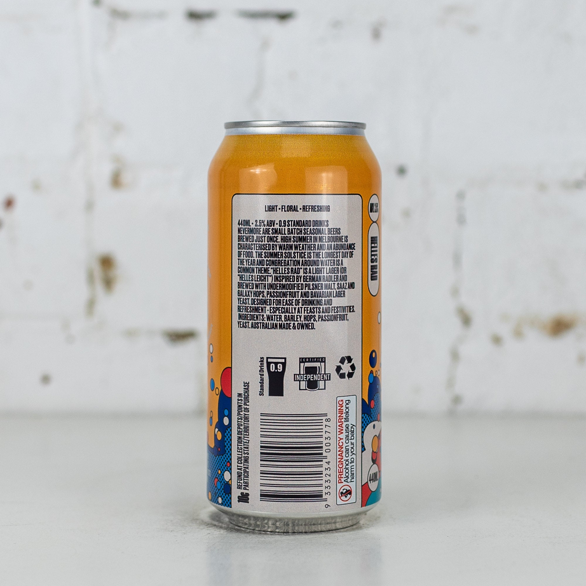 3 Ravens - Nevermore Helles Rad Passionfruit Radler
