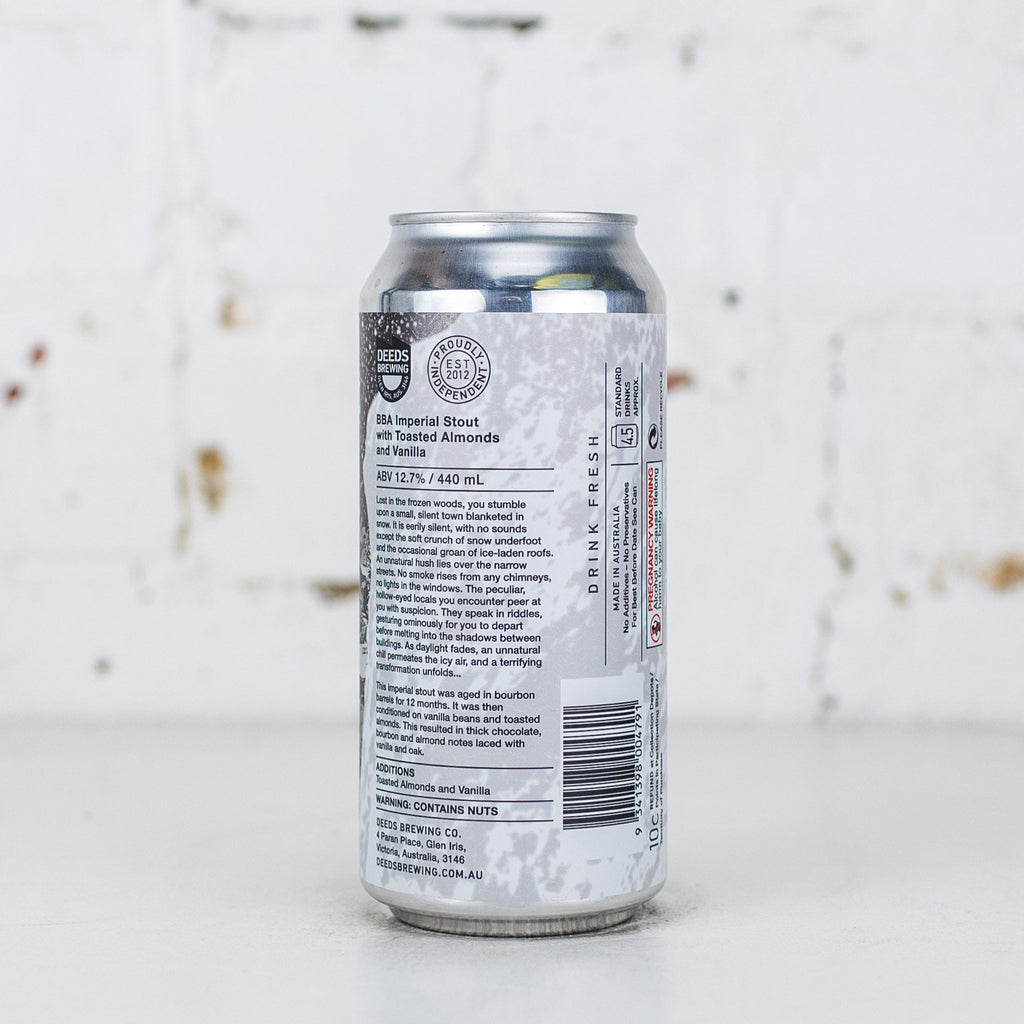 Deeds - Silent Town BBA Imperial Stout with Almond & Vanilla