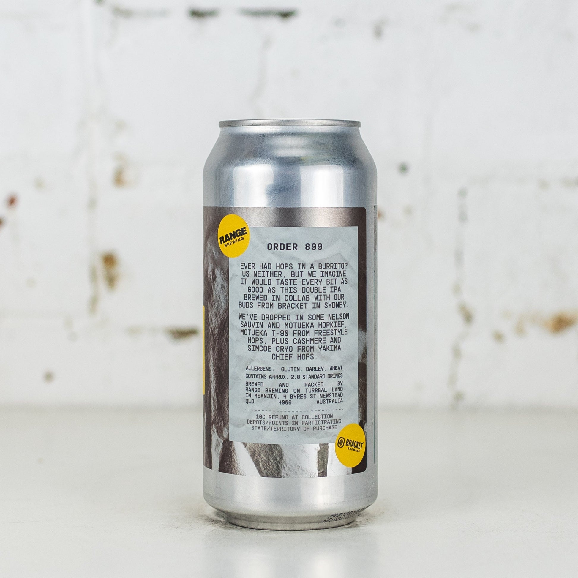 Range x Bracket 'Hop Burrito' Hazy DIPA