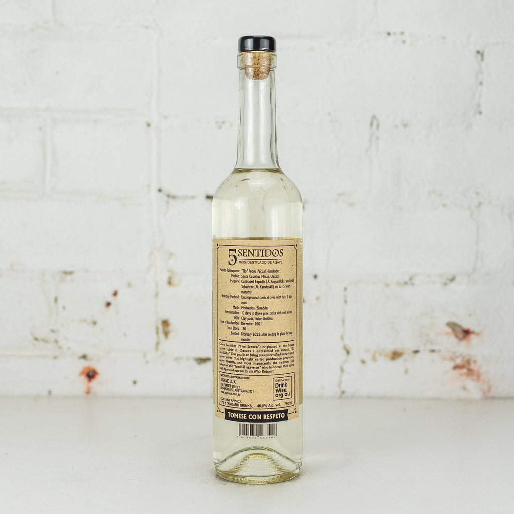 5 Sentidos - Espadin Tobaziche Batch 2 700ml