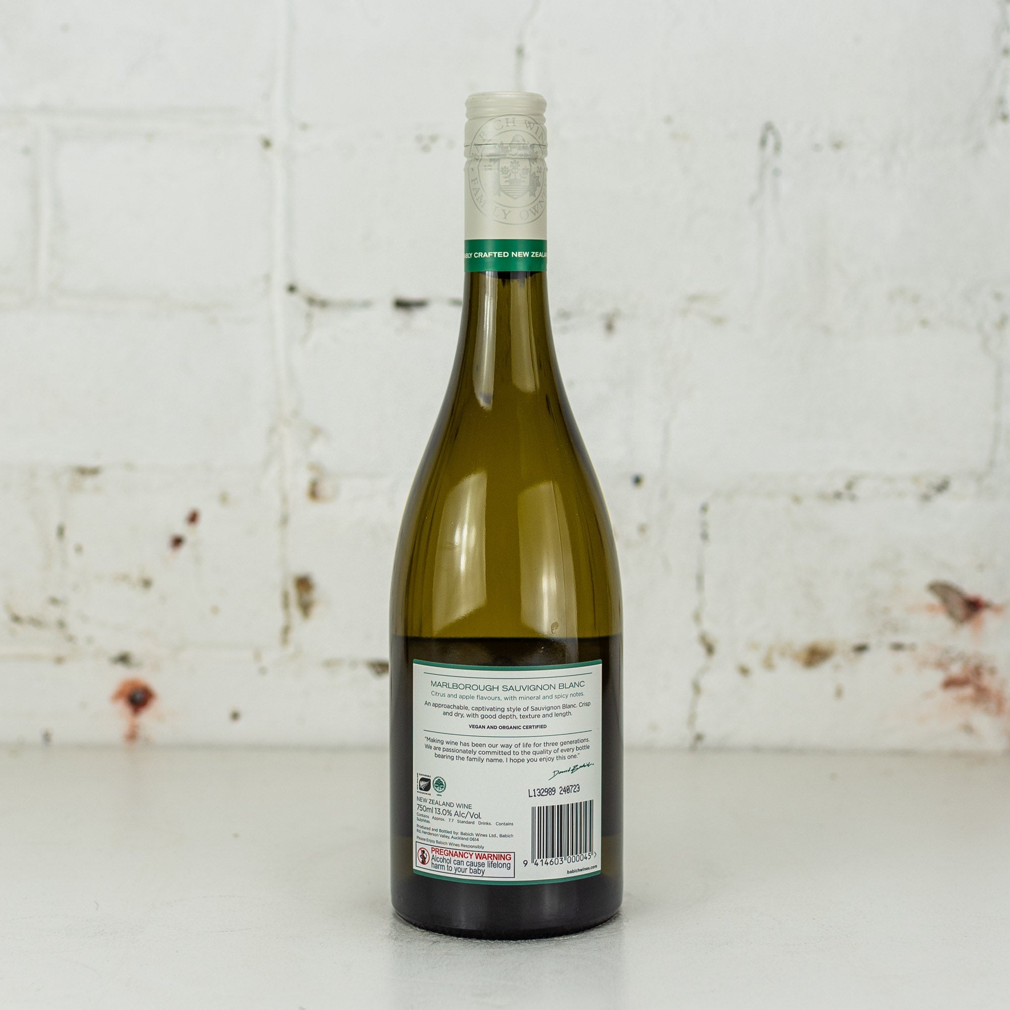 Babich - Organic Marlborough Sauvignon Blanc 750ml