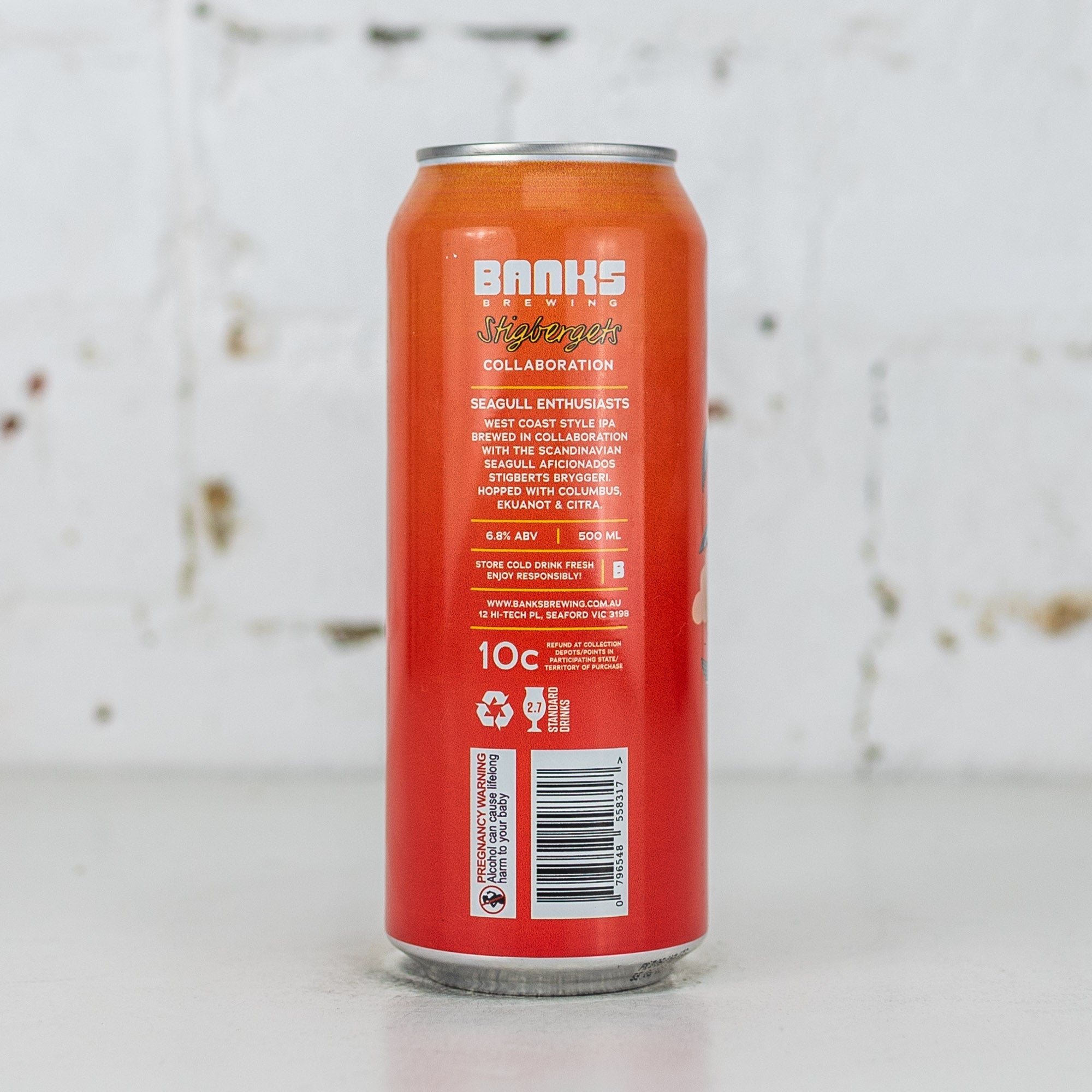 Banks x Stigbergets ' Seagull Enthusiasts' West Coast IPA