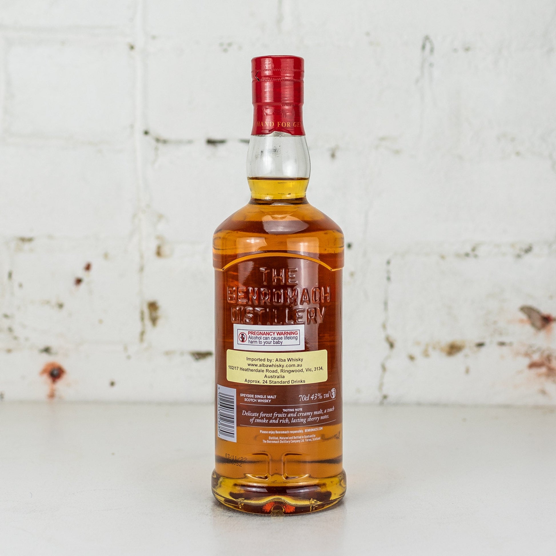 Benromach - 10YO Single Malt Scotch Whisky 700ml